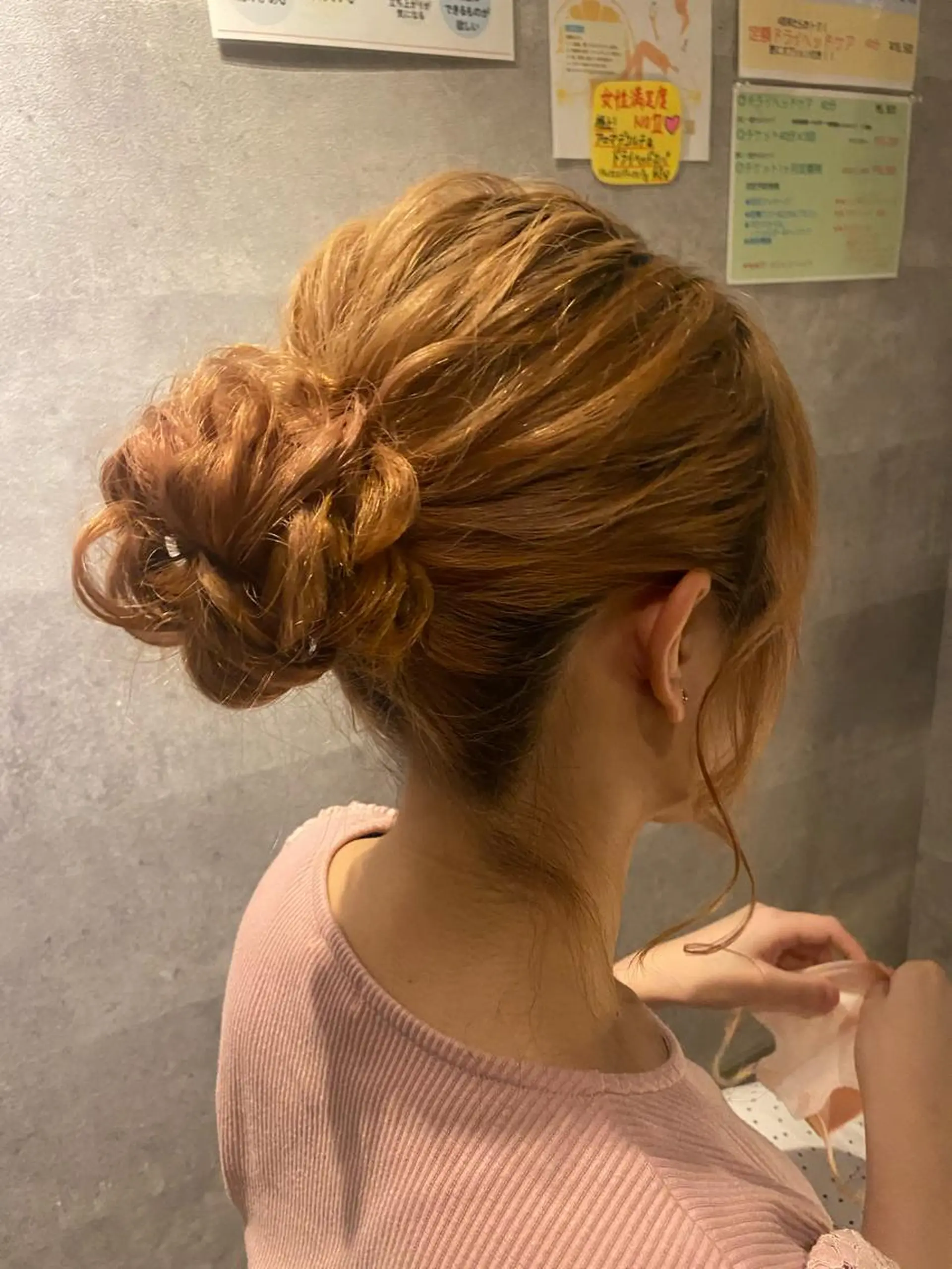 ヘアアレンジ ヘアセット 清川 椿咲のネイルデザイン