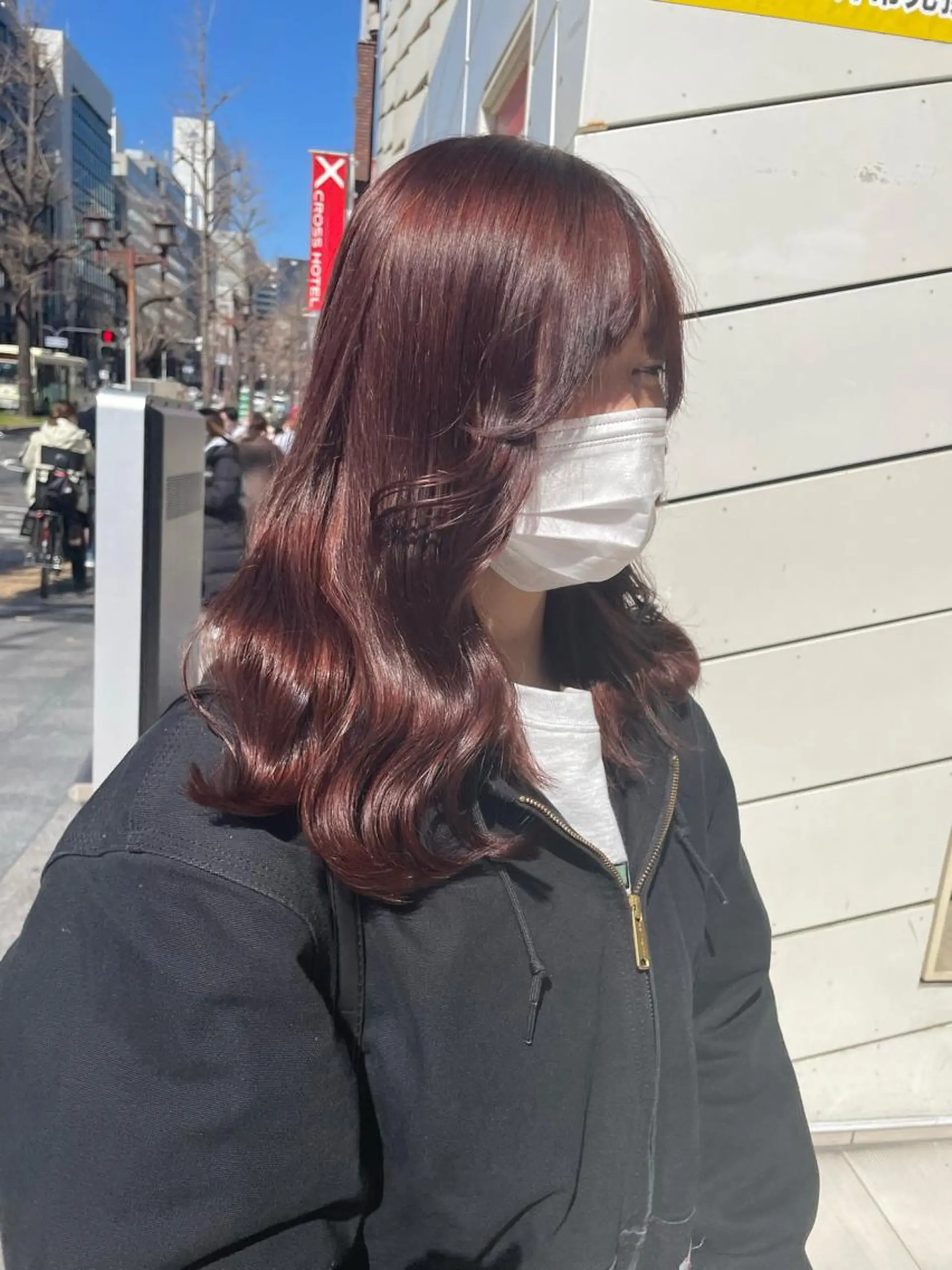 ロング Cielro/ダブル カラー/西田咲希のヘアスタイル