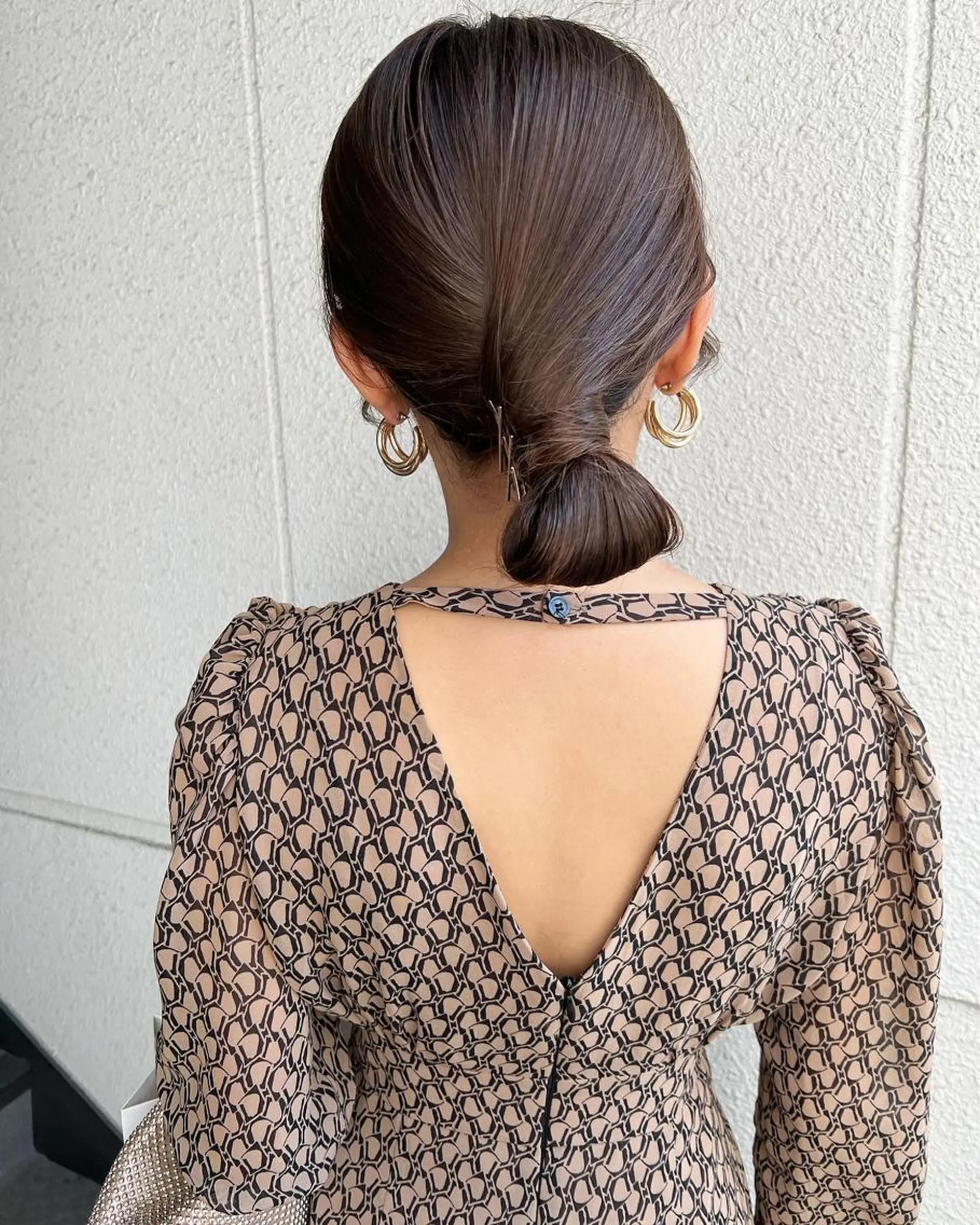 セミロング ヘアアレンジ ヘアセット カラーパティシエ facce🌼ikoのヘアスタイル