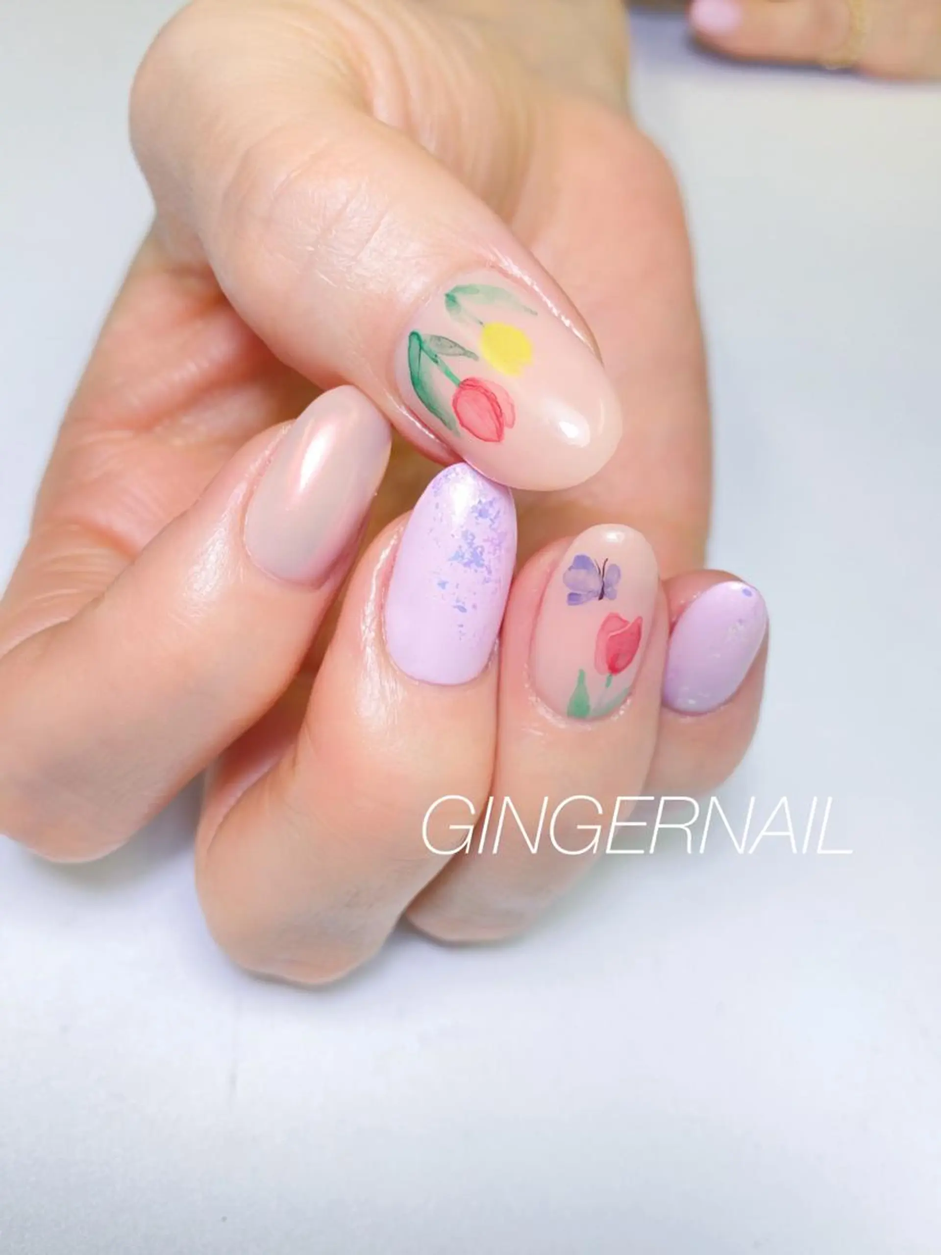 ネイル ハンドネイル ハンドケア 代々木 GINGERNAILのネイルデザイン