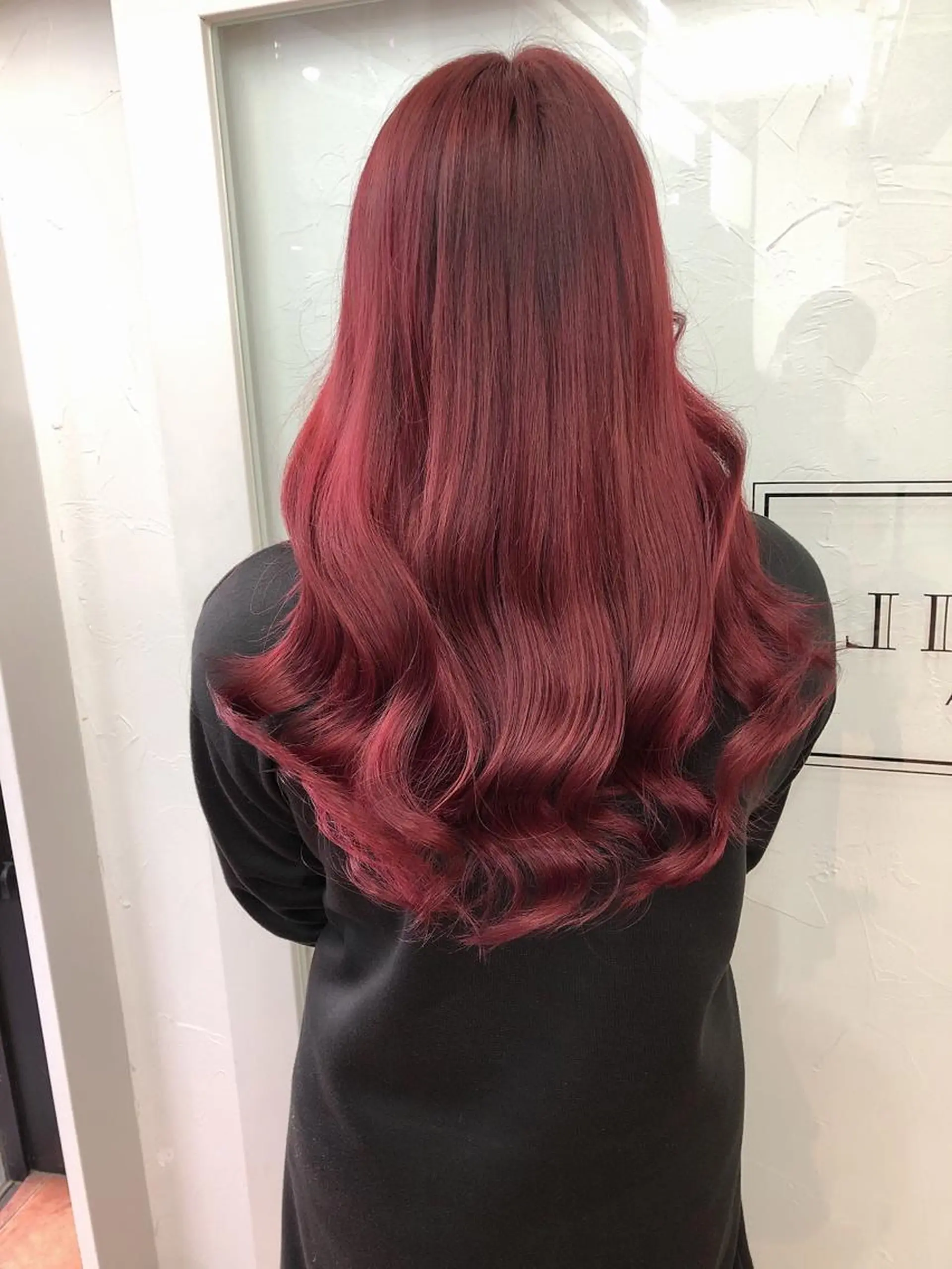 ロング カラー ブリーチ ヘアカラー トリートメント 韓国ヘア/レイヤー カット SAKURAのヘアスタイル