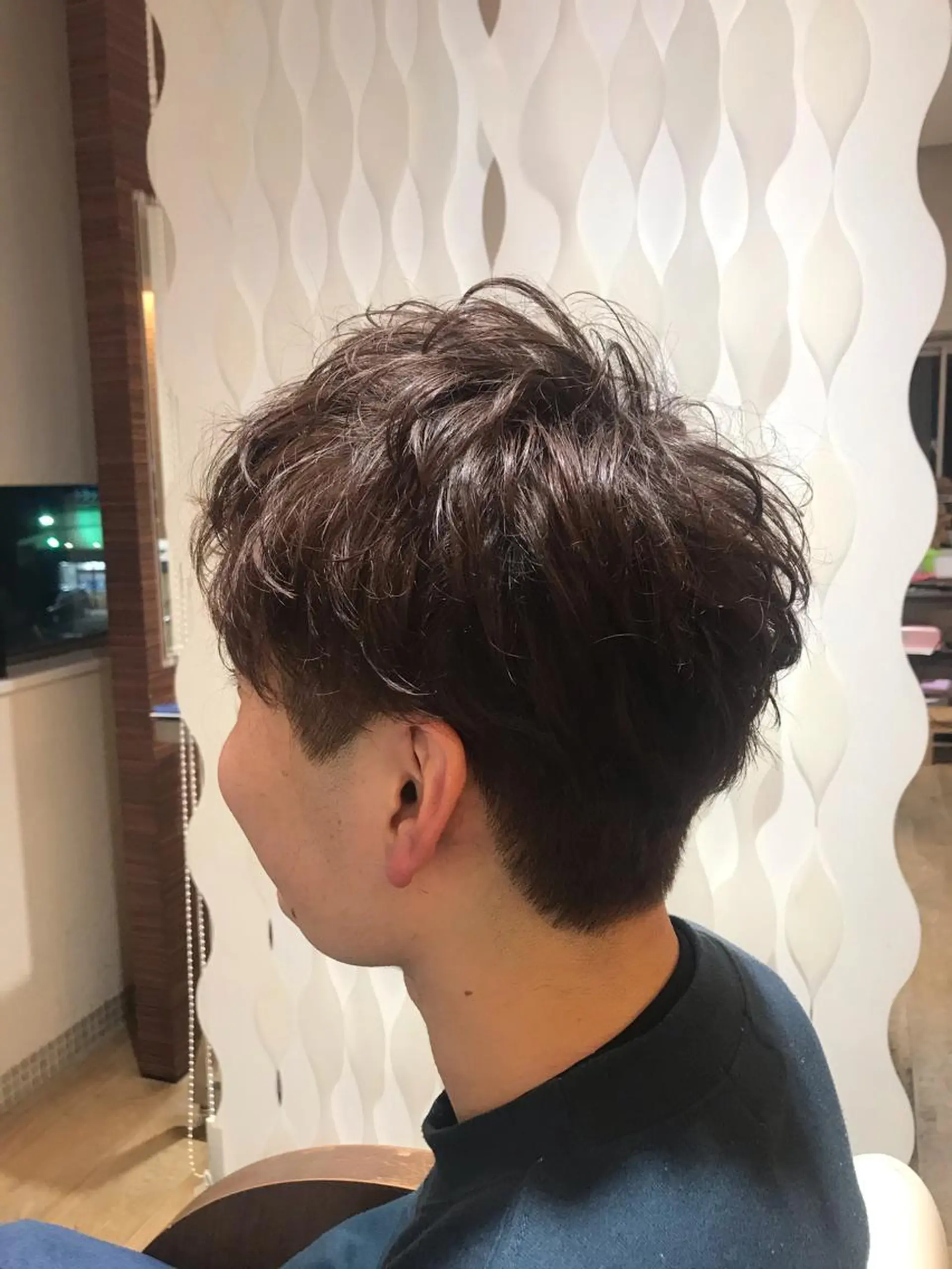 カラー メンズ マッシュ ベージュカラー 山本 大智のヘアスタイル