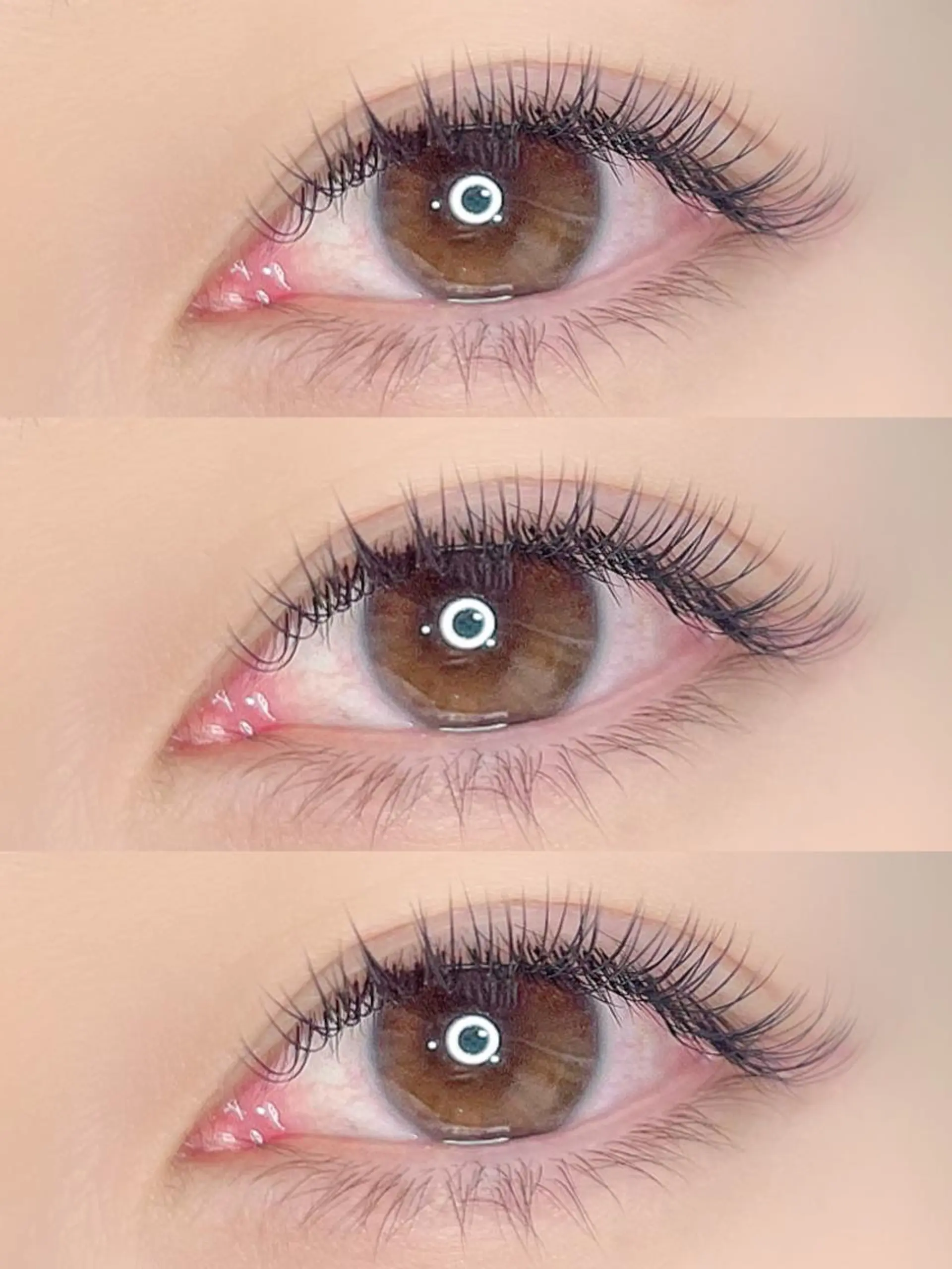 マツエク・マツパ フラットラッシュ L'aube eyelashのマツエク・マツパデザイン