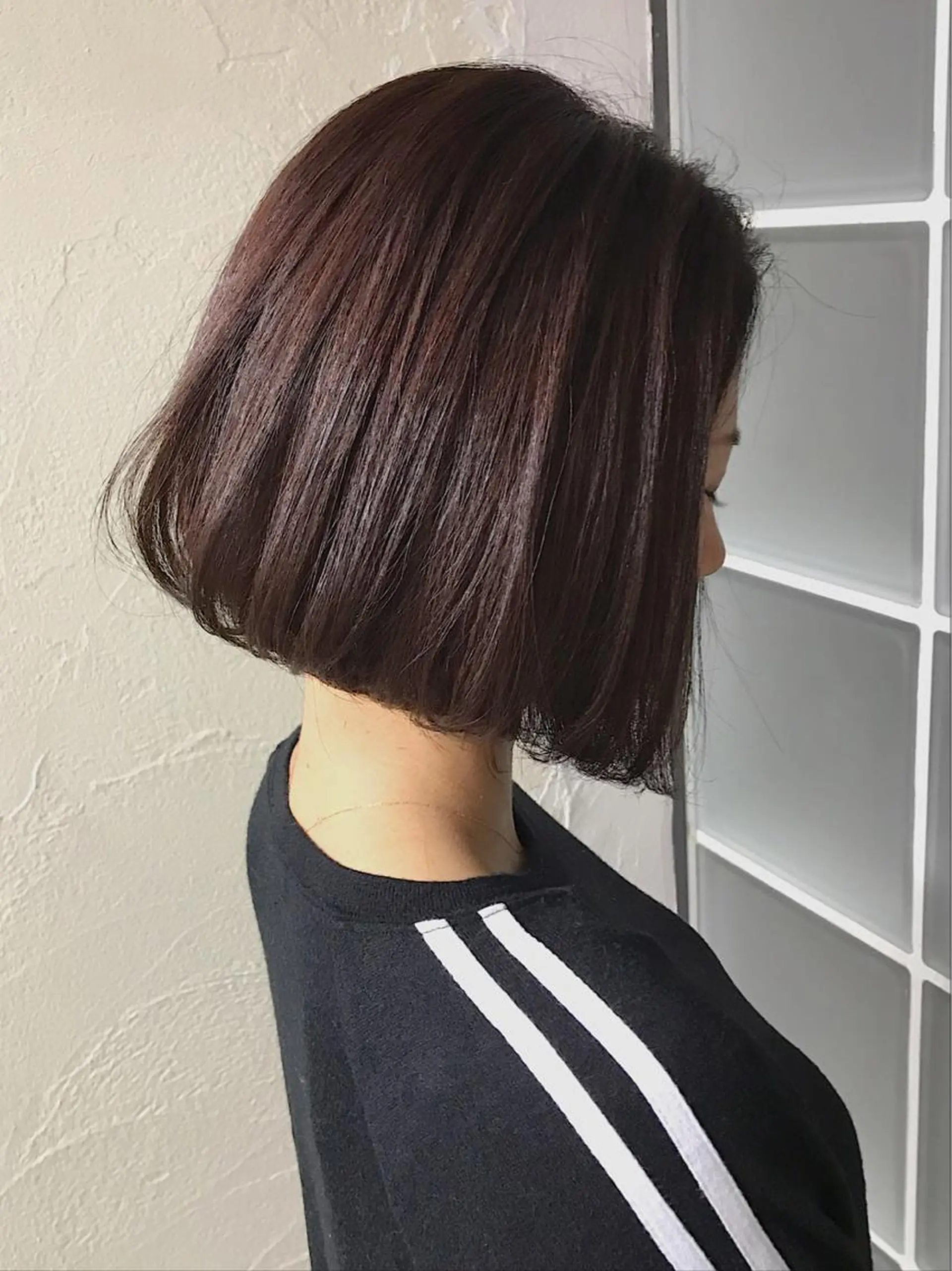 ショート カラー 切りっぱなしボブ ボブ lani ブリーチ /ダブルカラーのヘアスタイル