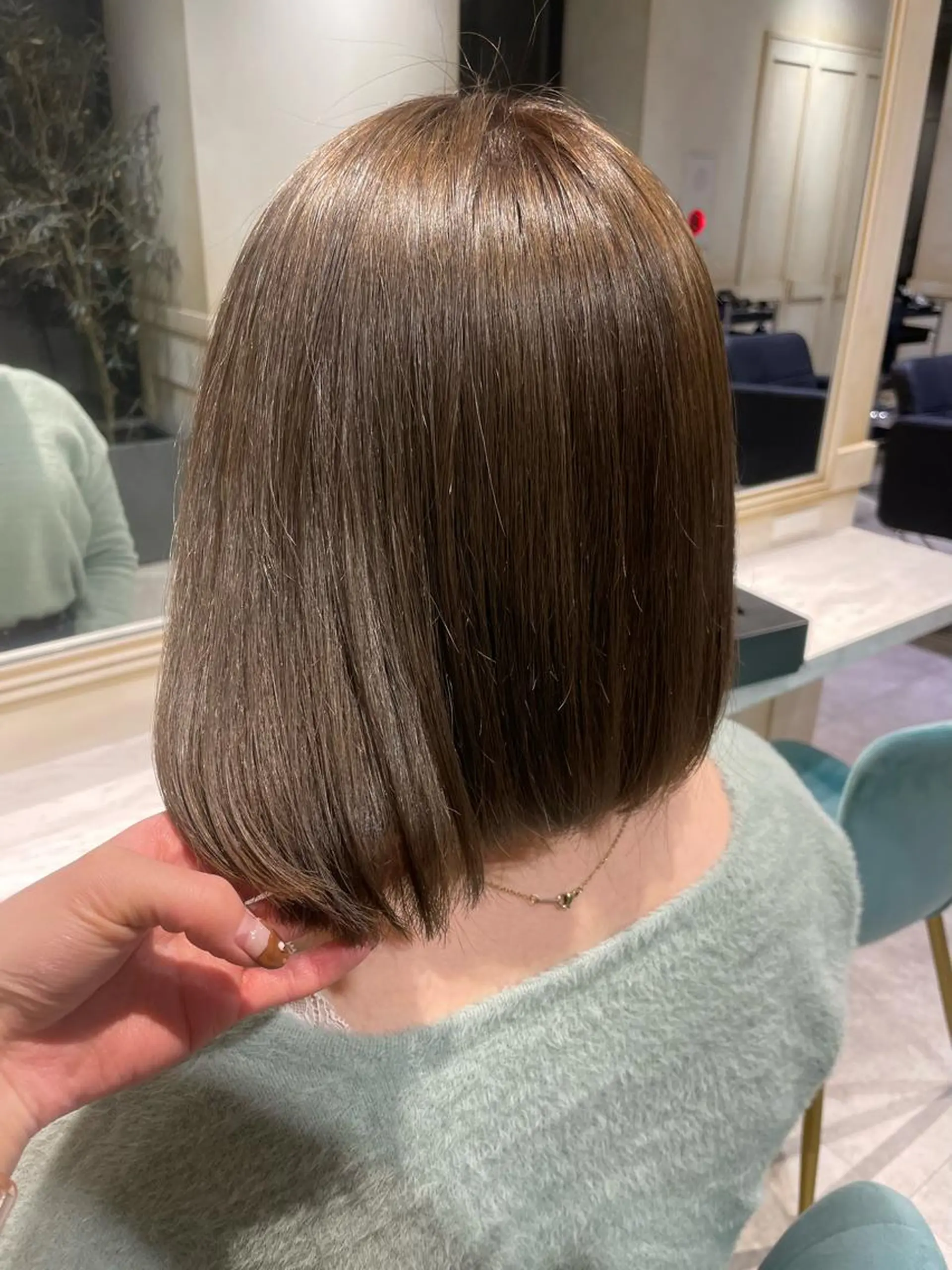 ミディアム カラー 🌷ピンク/韓国風 暖色カラー ゆい🌷のヘアスタイル