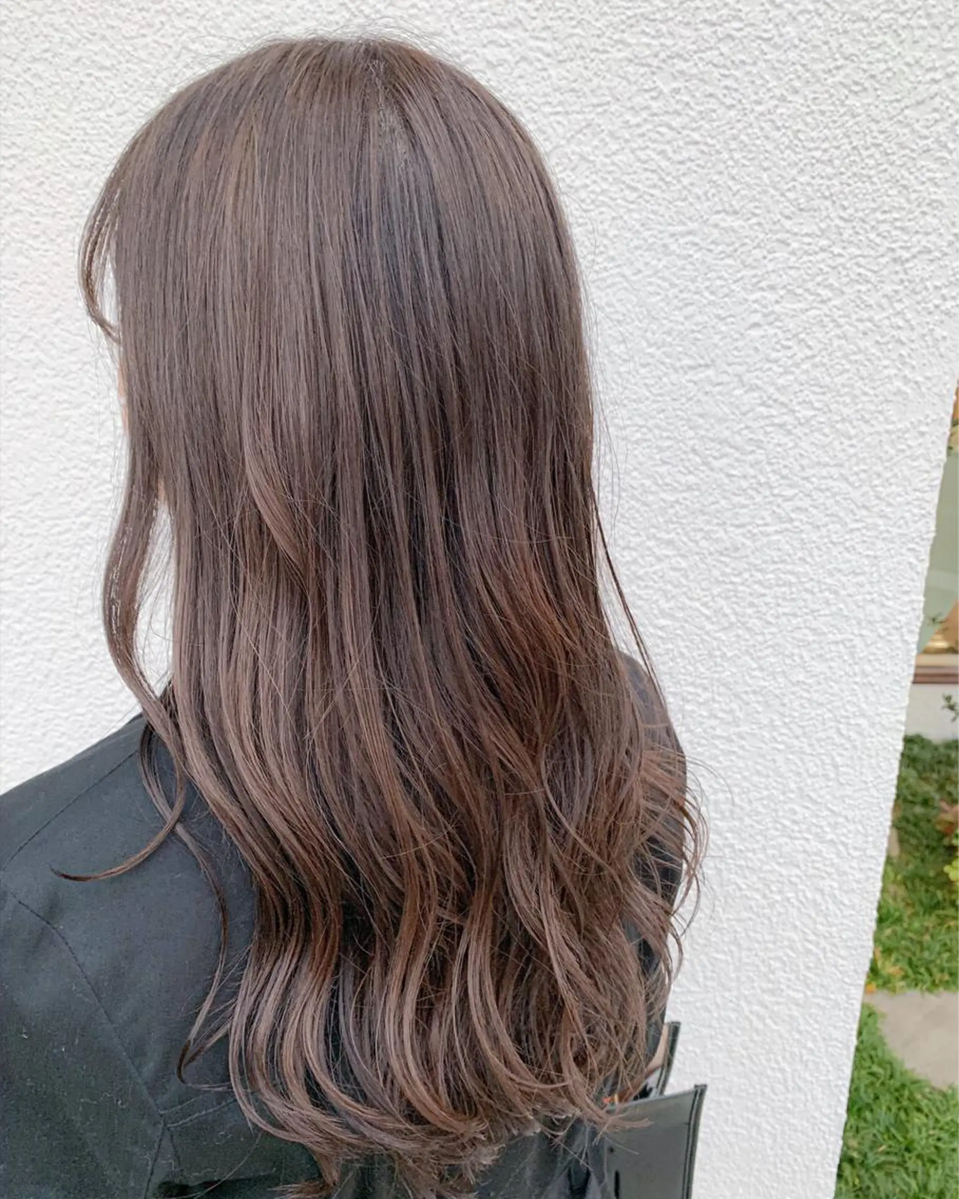 ロング カラー ヘアアレンジ ベージュカラー ピンクカラー ピンクベージュ メンズパーマ職人 加藤 弘貴のヘアスタイル