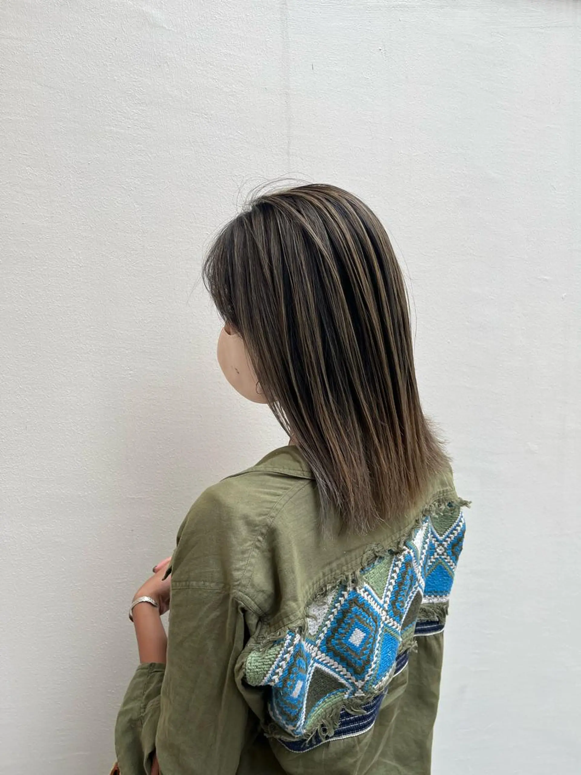 ミディアム カラー バレイヤージュ 外国人風カラー レイヤーカット ヘアカラー トリートメント ✨メンズスタイル✨ Daiのヘアスタイル