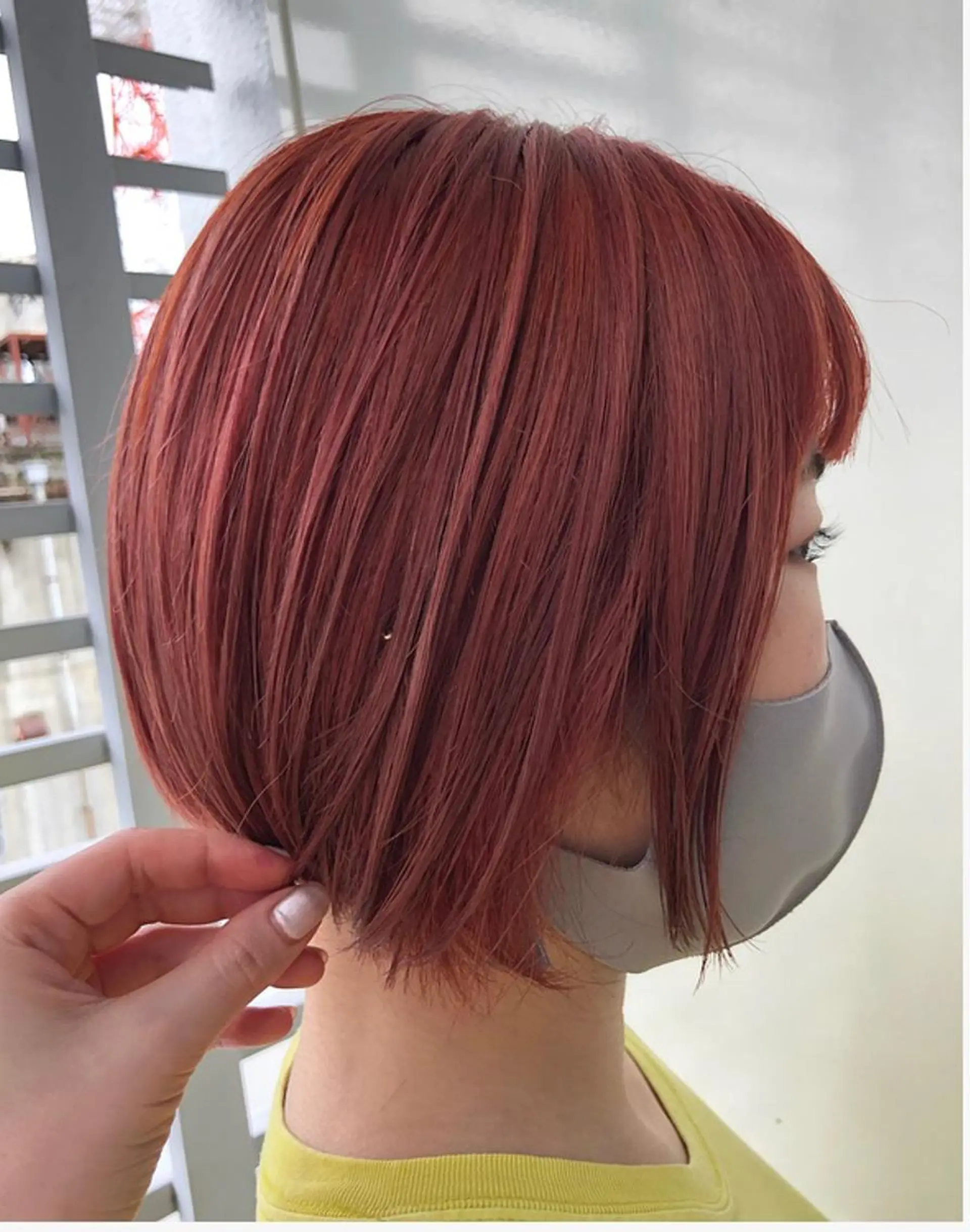 ショート カラー オレンジ 🌿透明感ヘア 園田　朱梨🌿のヘアスタイル