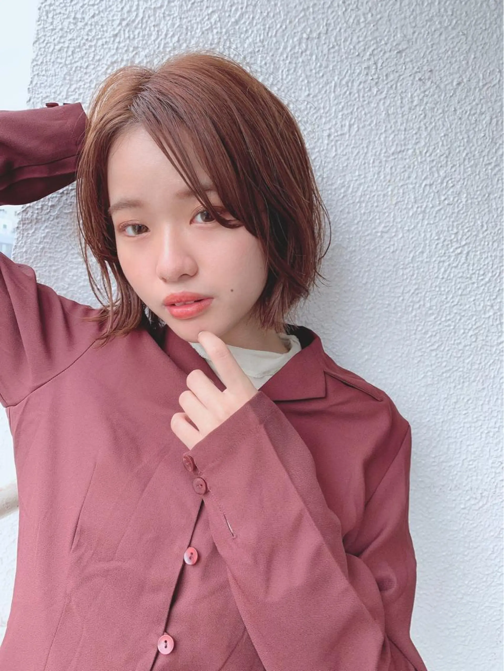 ミディアム カラー パーマ ヘアアレンジ 【公式】amble luxe池袋東口🩷のヘアスタイル