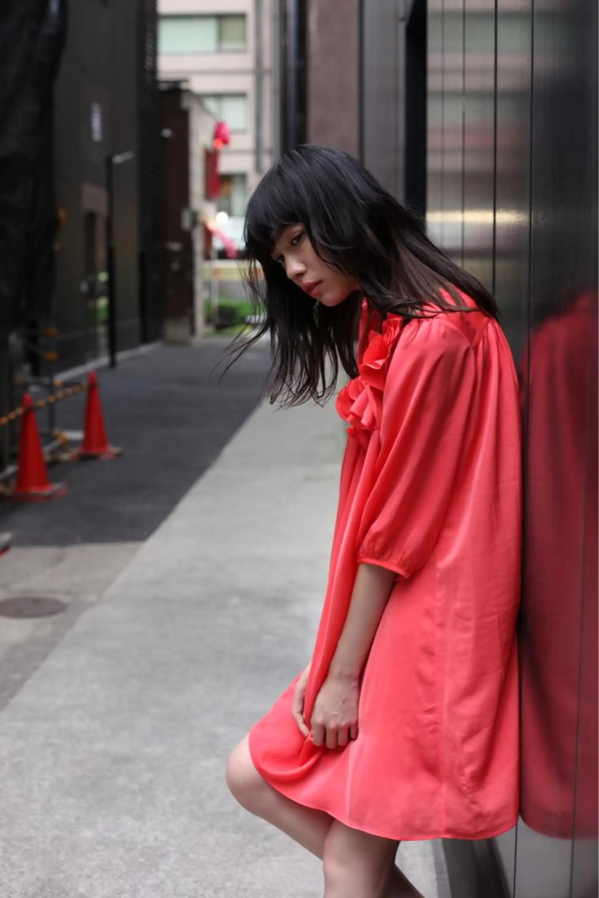 セミロング カラー パーマ ヘアアレンジ メンズ キッズ ネイル マツエク・マツパ メンズウルフカット アディクシーカラー 透明感カラー ボブ ウルフカット 藤井 仁紀のヘアスタイル