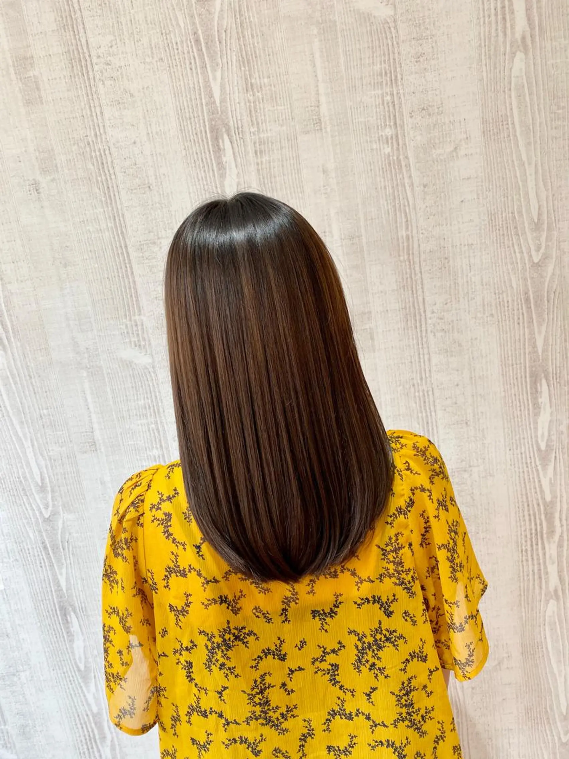 ミディアム 髪質改善 トリートメント 酸熱トリートメント トリートメント Kazu .Kのヘアスタイル