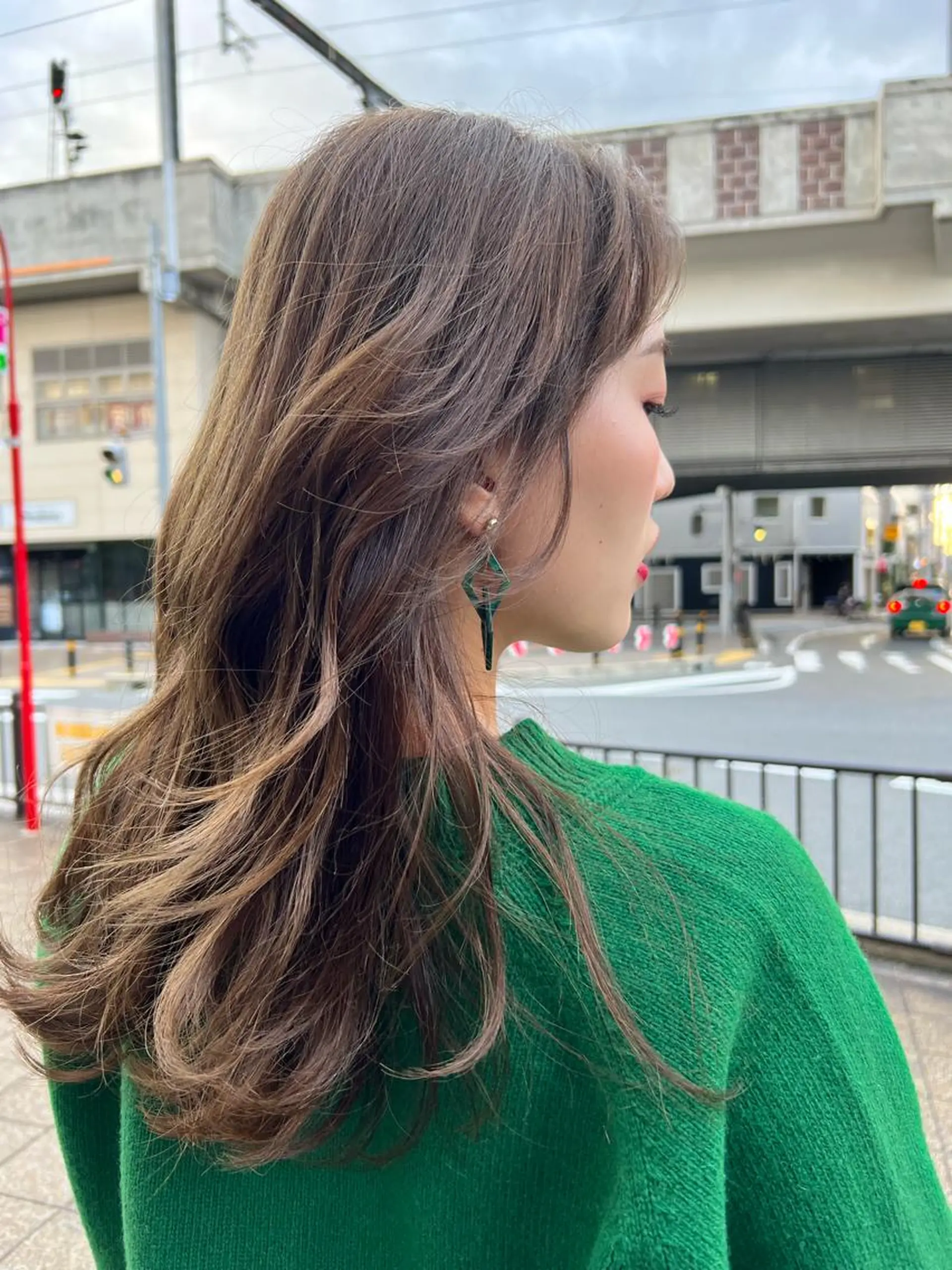 セミロング 庄内＊三国baron ANJUのヘアスタイル