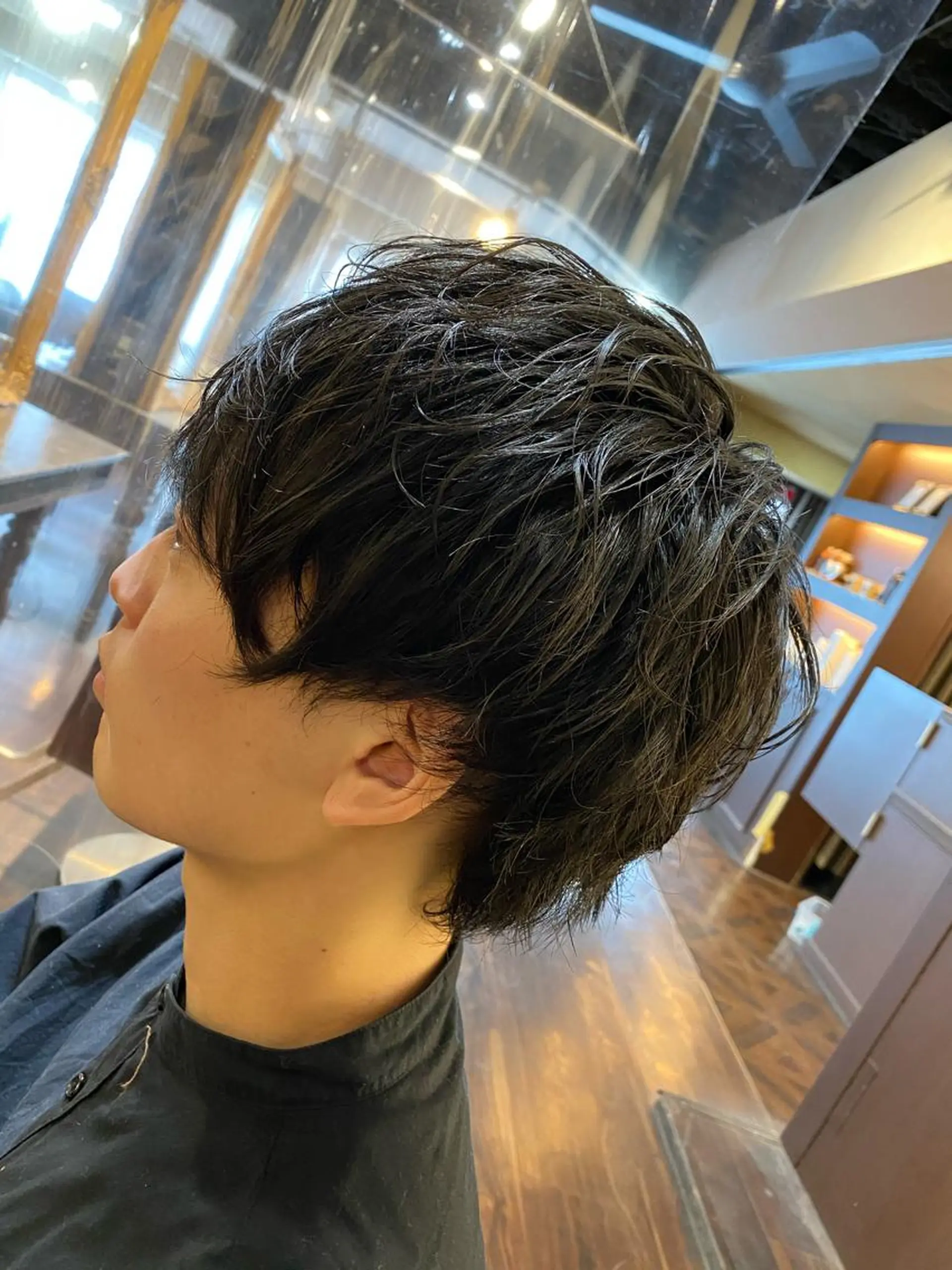 メンズ メンズウルフカット ウルフカット 大阪メンズヘアのプロ 高橋 直希のヘアスタイル