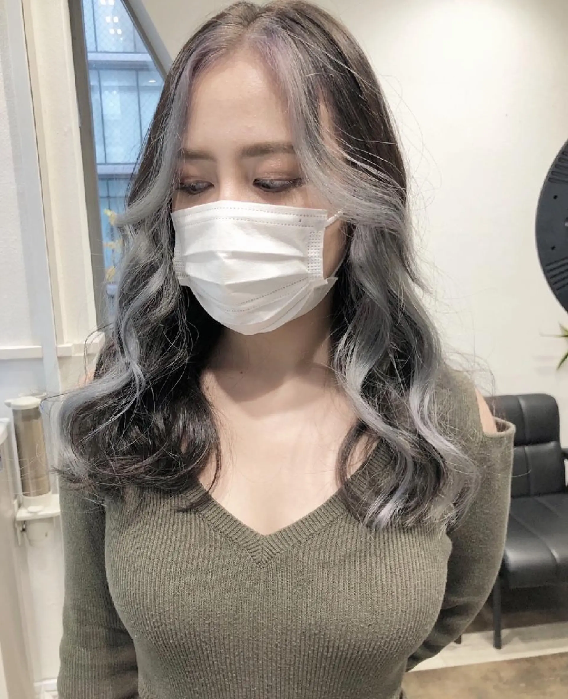 ミディアム カラー ヘアアレンジ 透明感/レイヤー 🇰🇷tomonaのヘアスタイル