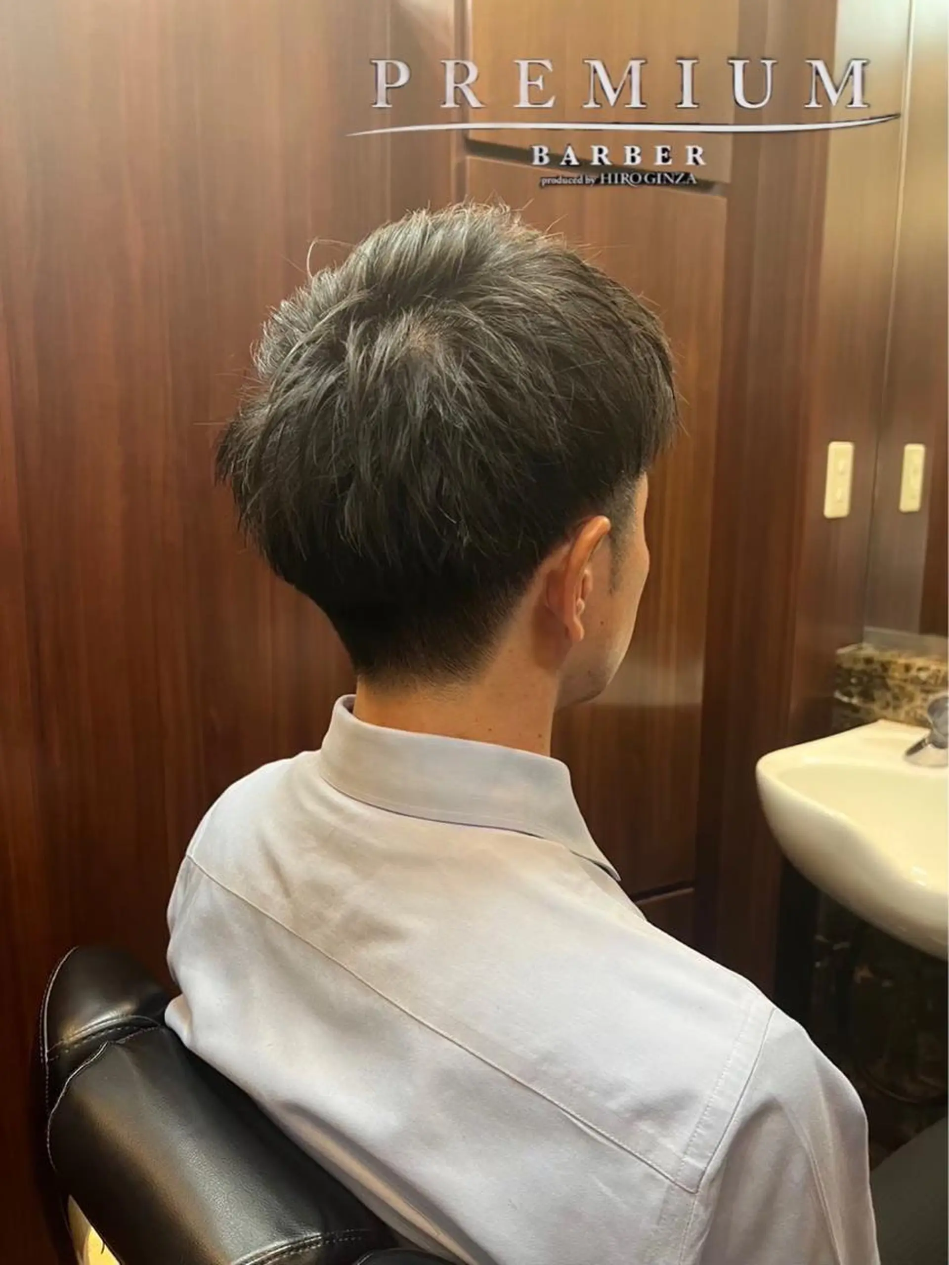 ショート メンズ ヒロ銀座 渡辺 紗菜のヘアスタイル