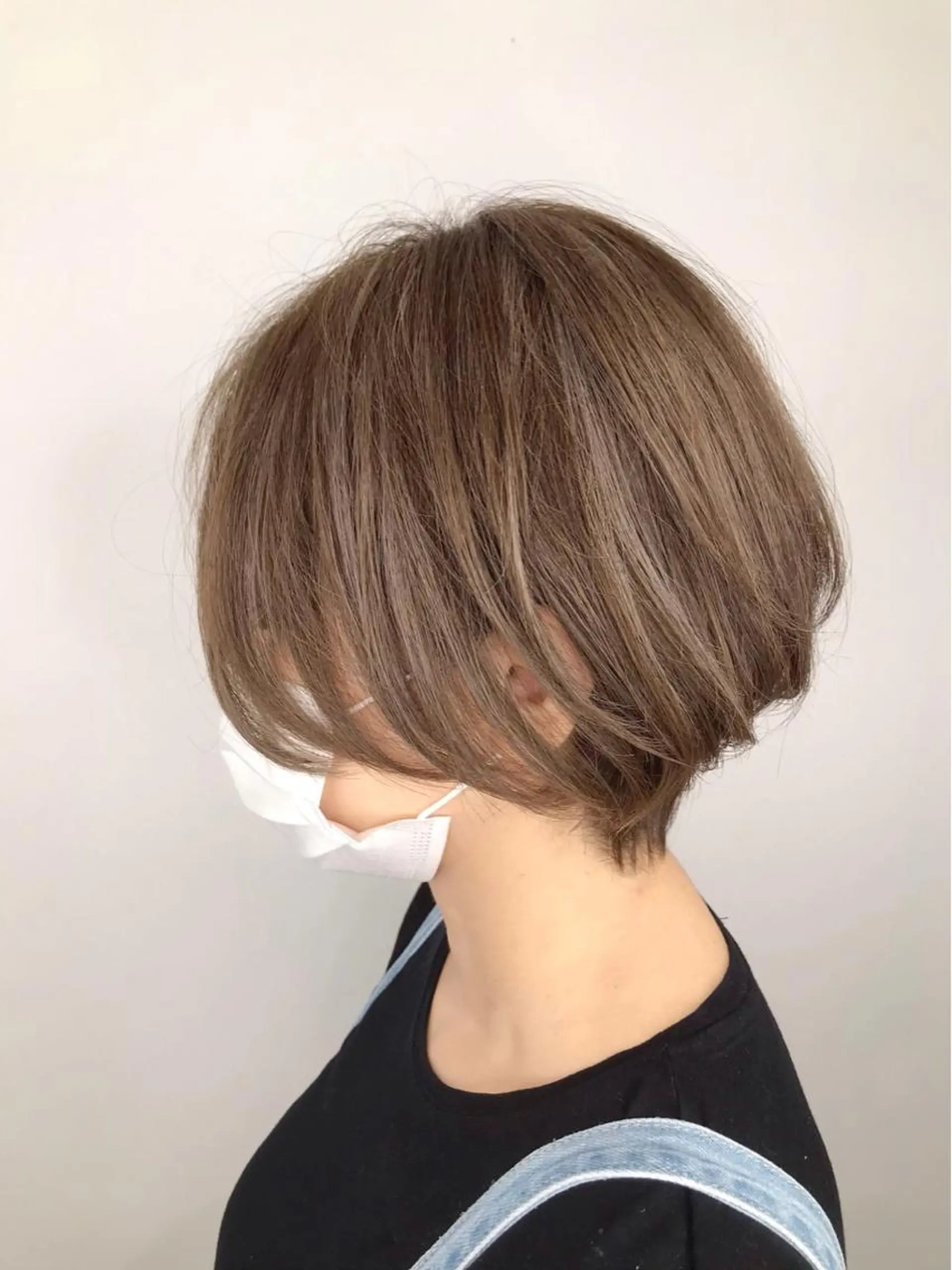 ショート カラー インナーカラー/ ストレート/奥野洸也のヘアスタイル