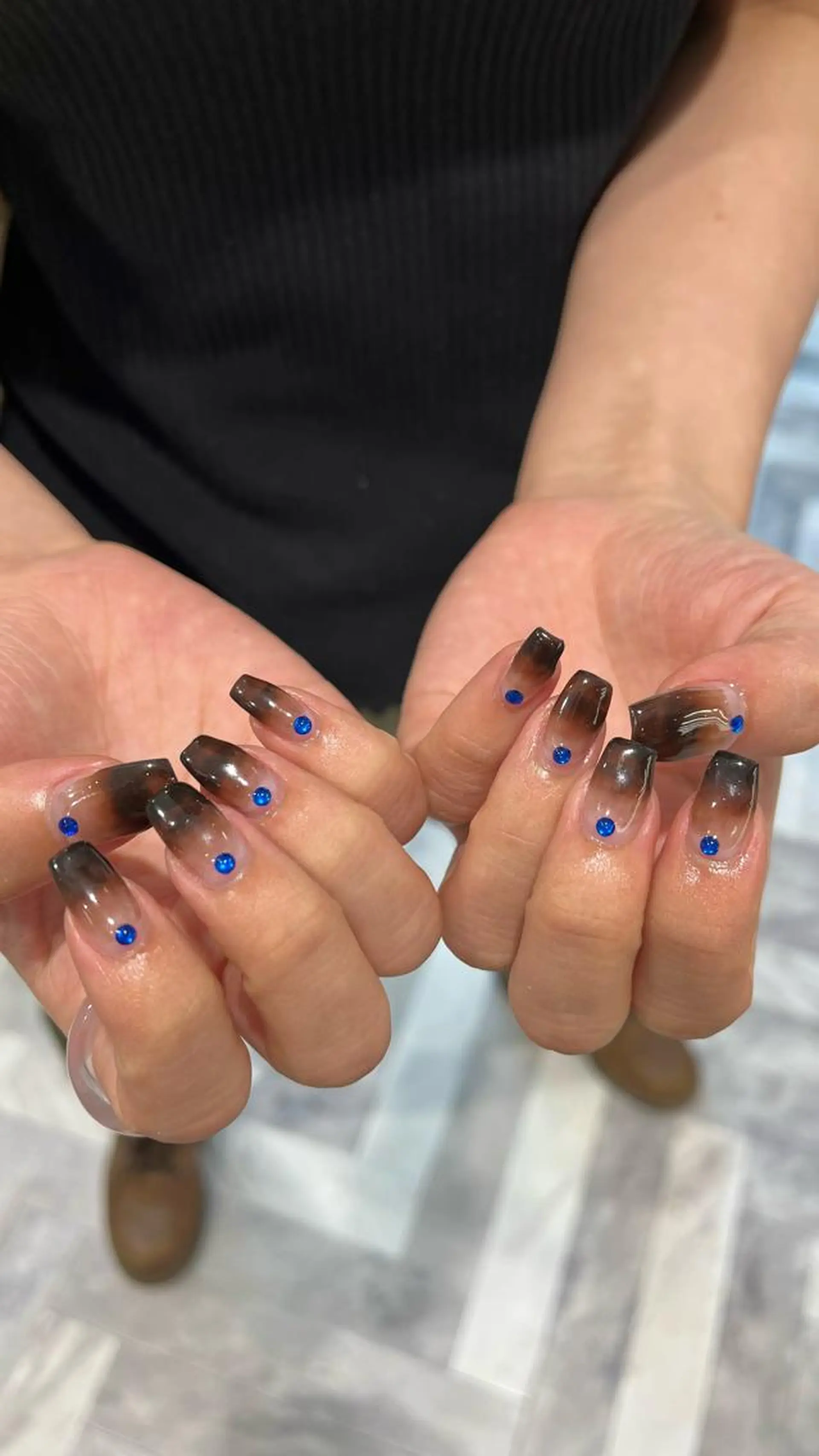 カラー ネイル マツエク・マツパ ブラウンカラー グラデーションカラー カラーマツエク ブラウン ジェルネイル mai🤍縮毛酸性ス トレート/アイリストのヘアスタイル