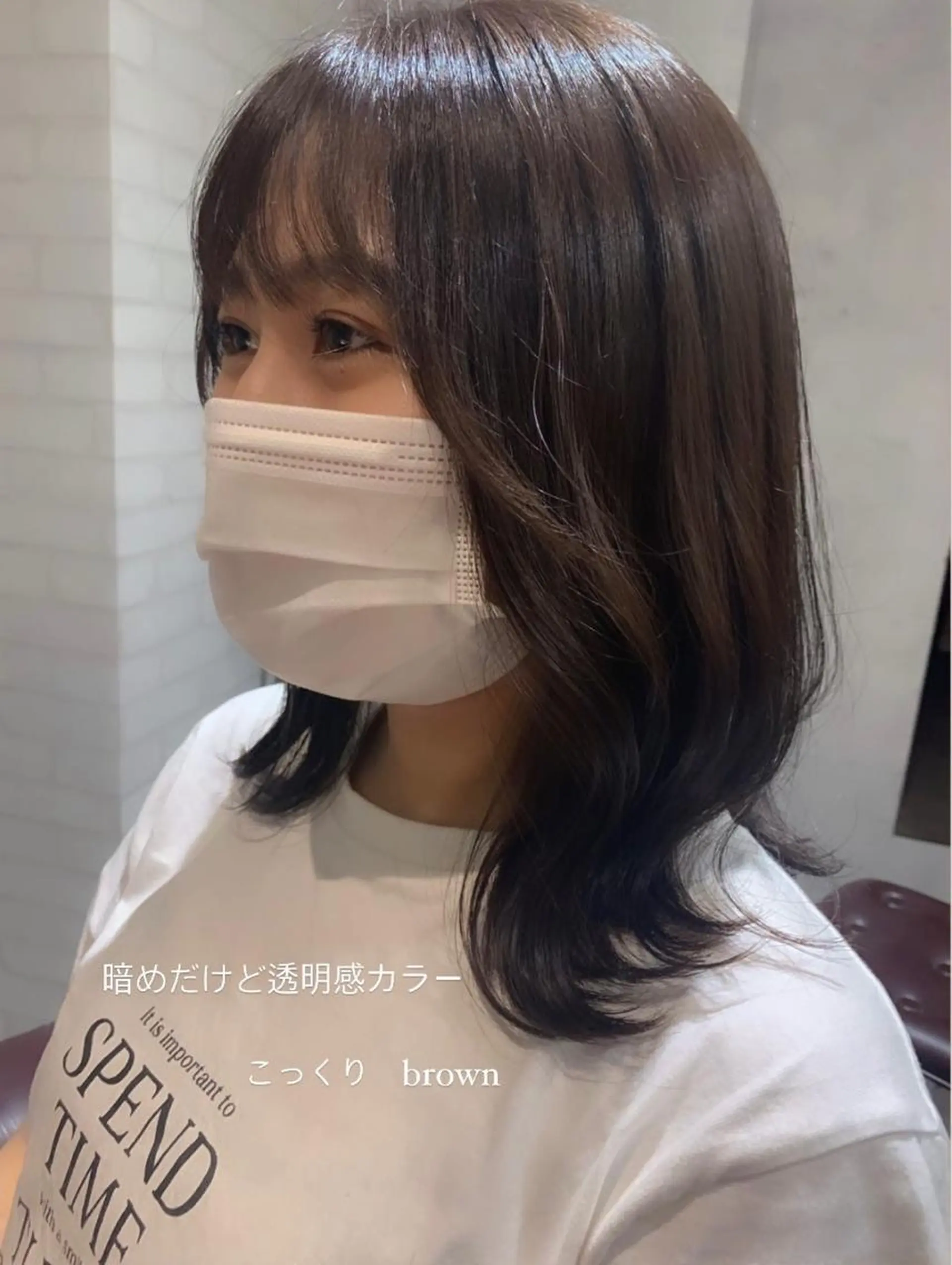 ミディアム カラー 🎀レイヤー・艶カラ ー🎀YUMEKAのヘアスタイル