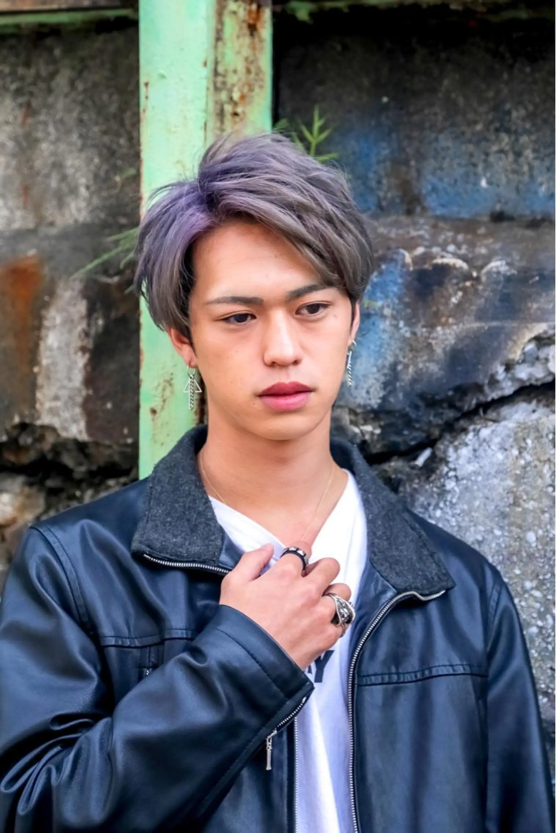 ショート カラー メンズ メンズパーマ メンズ特化ryoのヘアスタイル