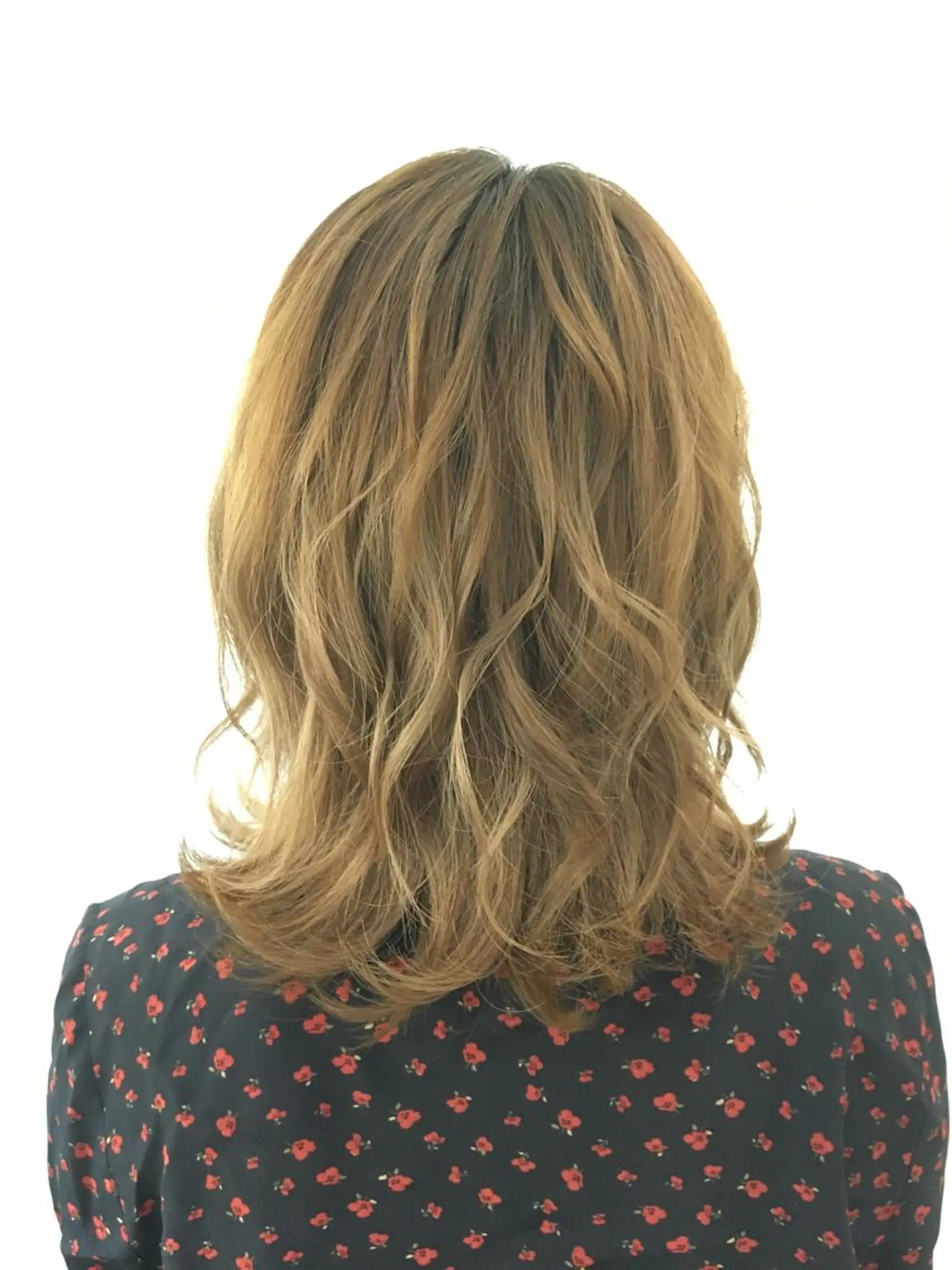 ミディアム ヘアアレンジ 外ハネヘア ヘアメイク エンカレッジのヘアスタイル