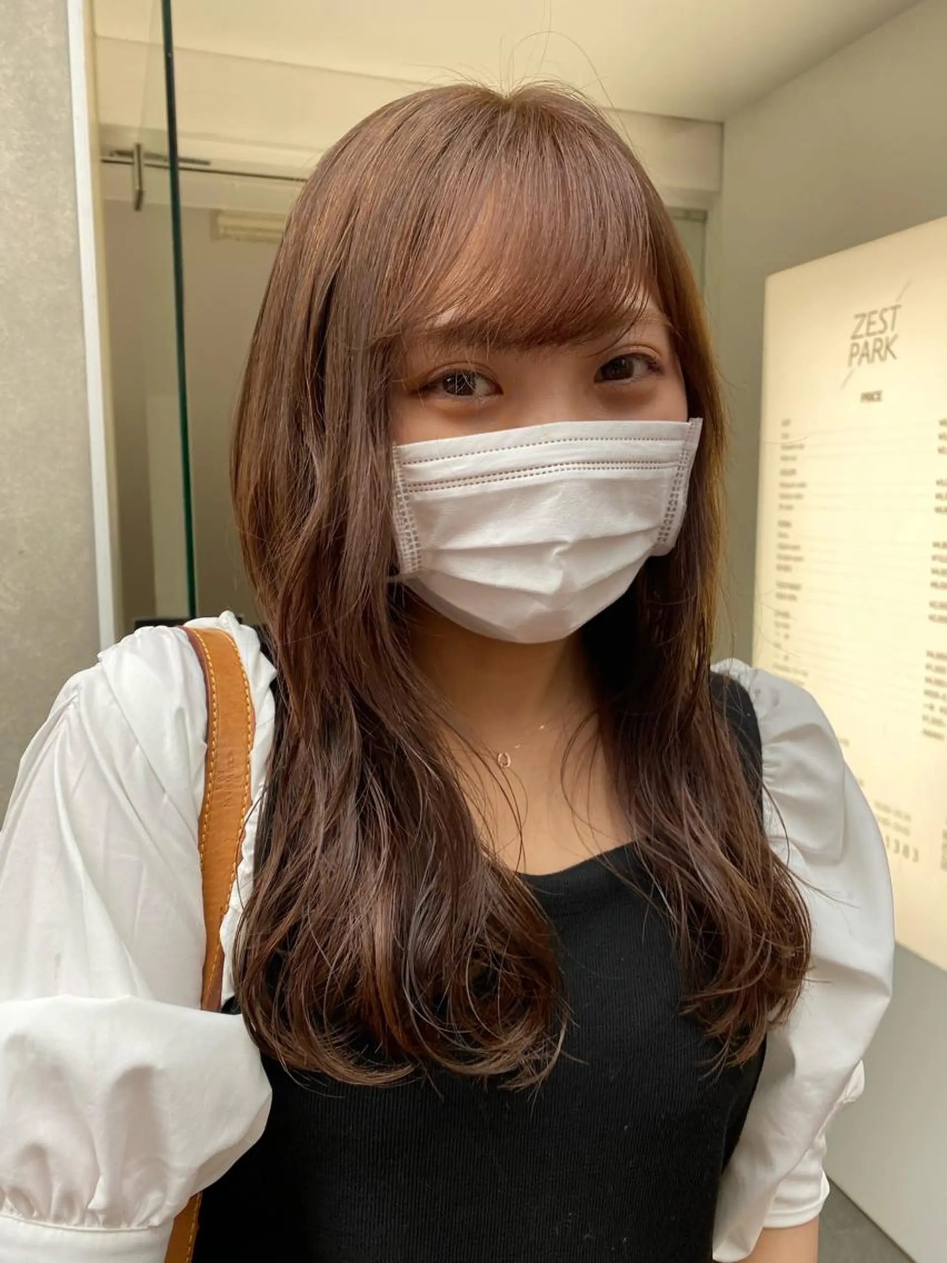 カラー 顔周りカット/透明感 カラー✂️MEIのヘアスタイル