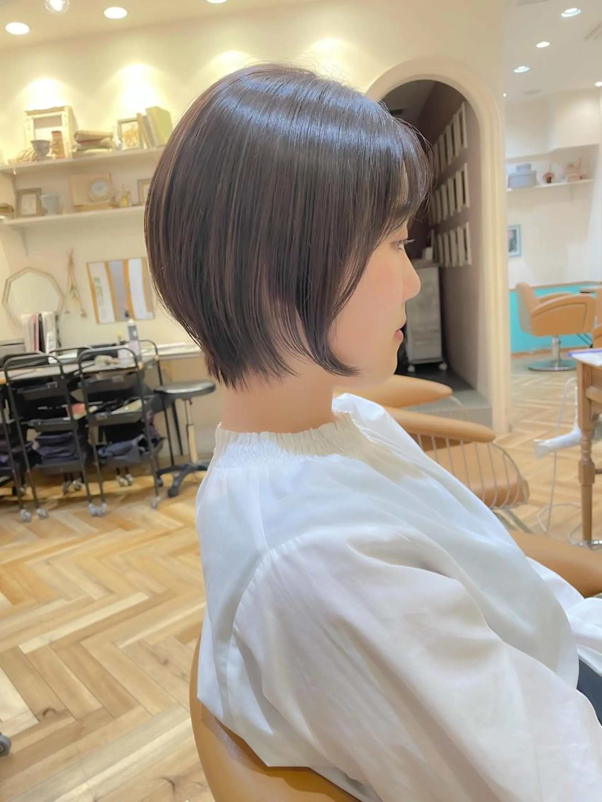 ショート 💎巻ける縮毛矯正/ 艶髪💎石渕智也のヘアスタイル