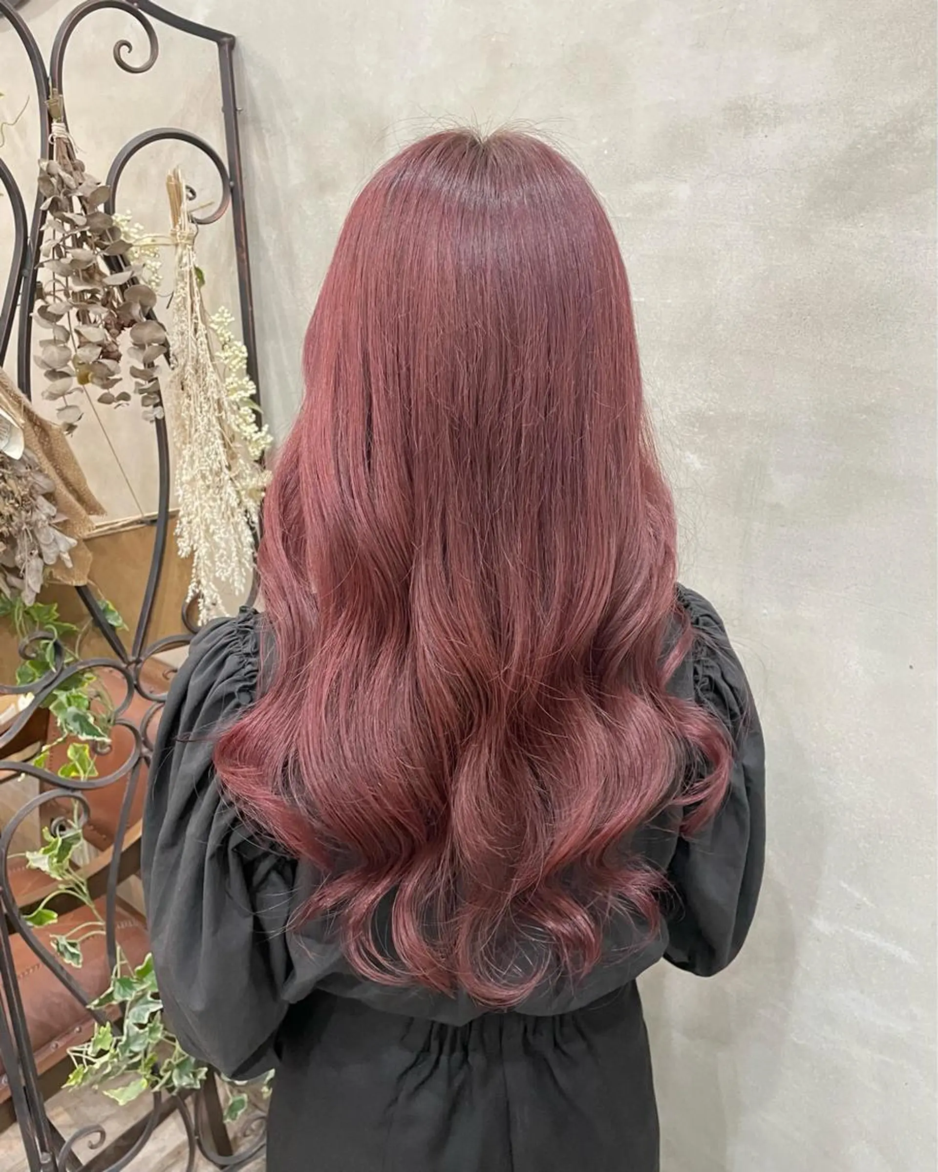 ロング カラー ヘアアレンジ カット ヘアカラー トリートメント 【ピンク/韓国ヘア/ ヘアセット】亜海のヘアスタイル