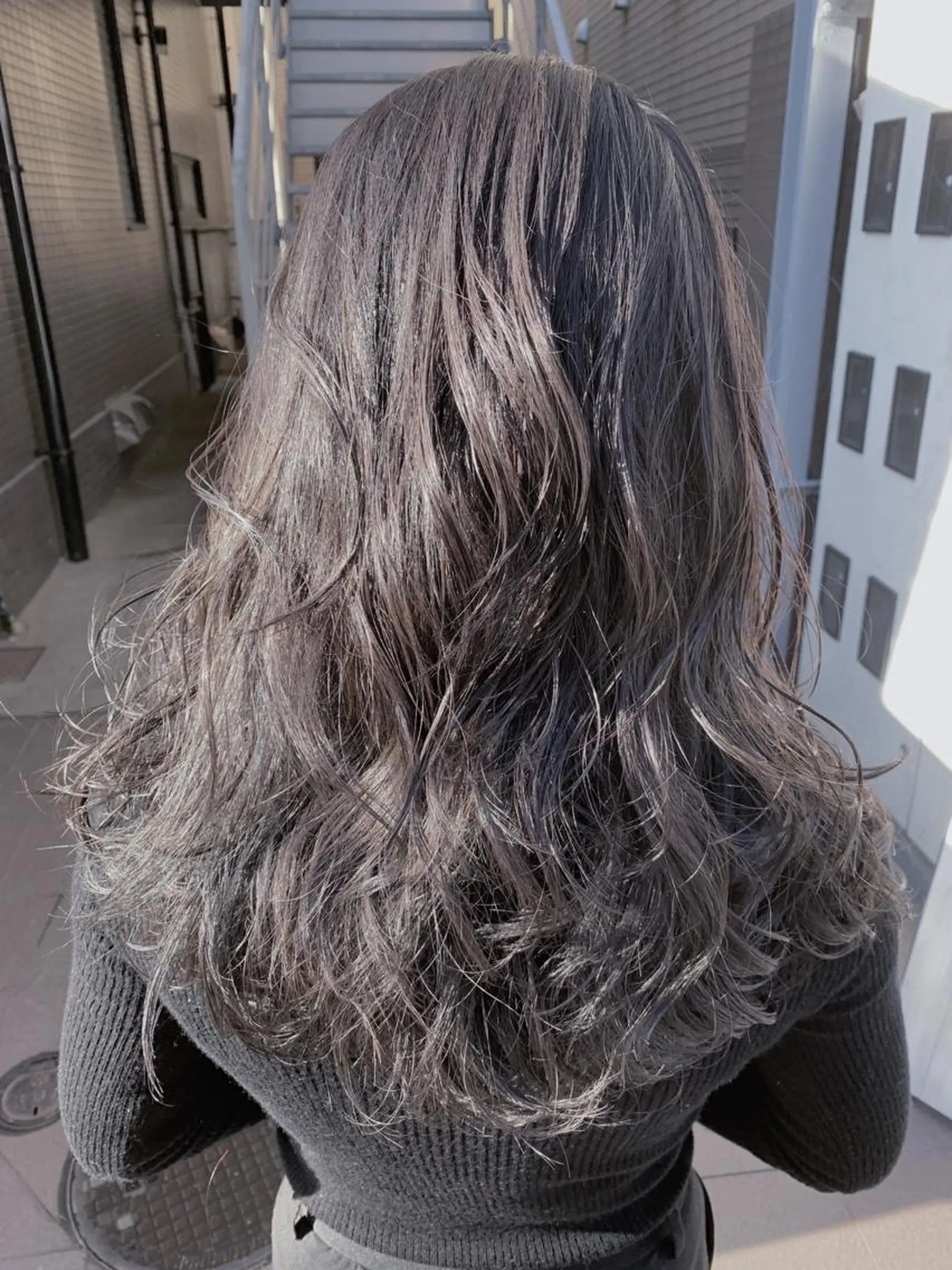 ロング カラー バレイヤージュ レイヤーカット 【完全マンツー 恵比寿】佐藤 翔のヘアスタイル