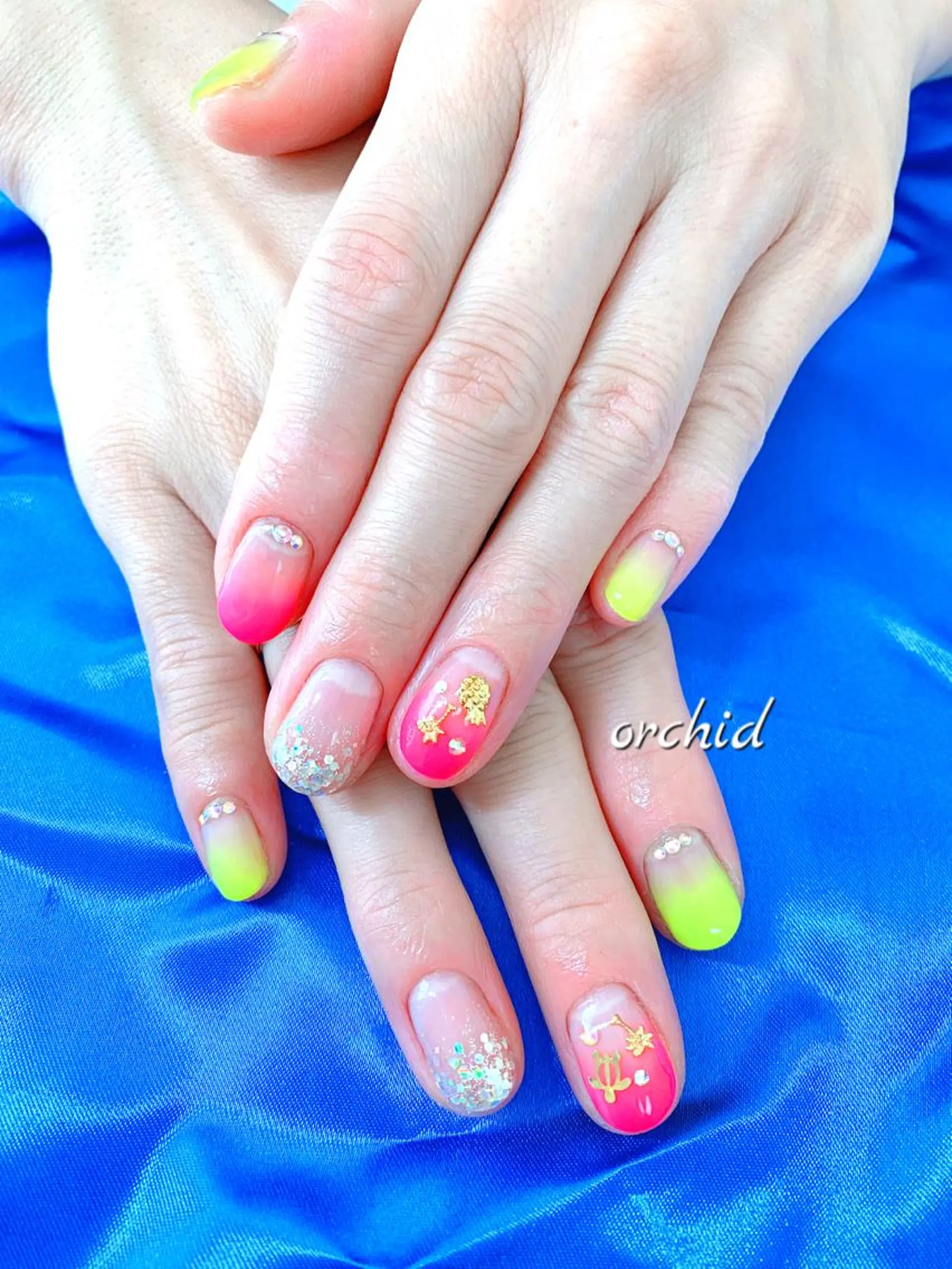 ネイル orchid ♡オーキッドのネイルデザイン