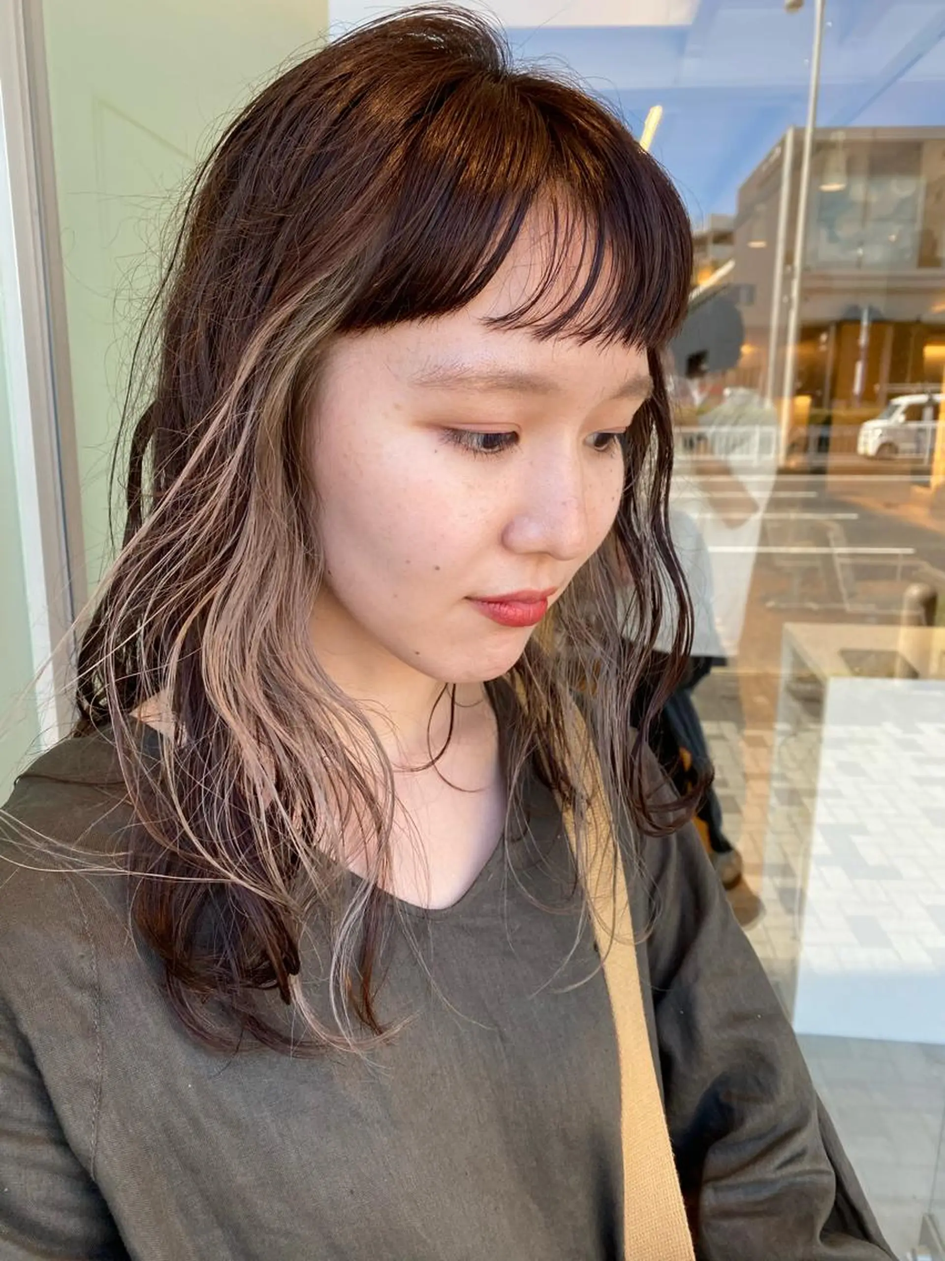 セミロング 吉田 翔太のヘアスタイル