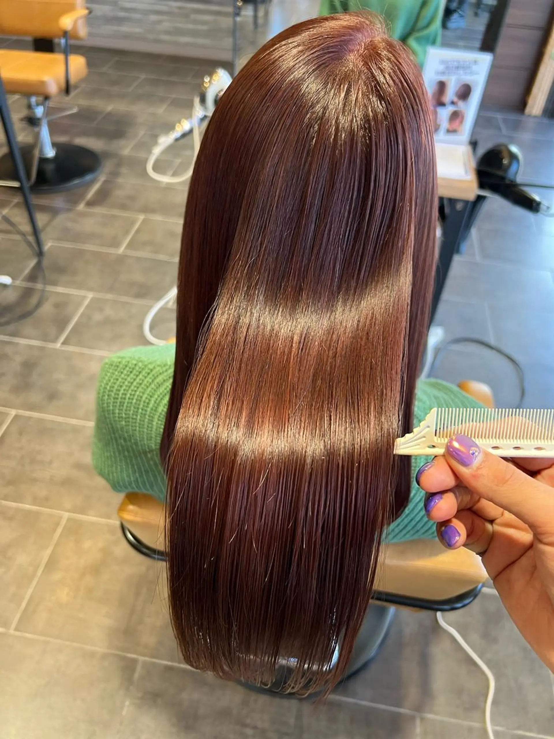 ロング カラー 髪質改善 ツヤ髪の匠/髪質改善 山本晃太のヘアスタイル