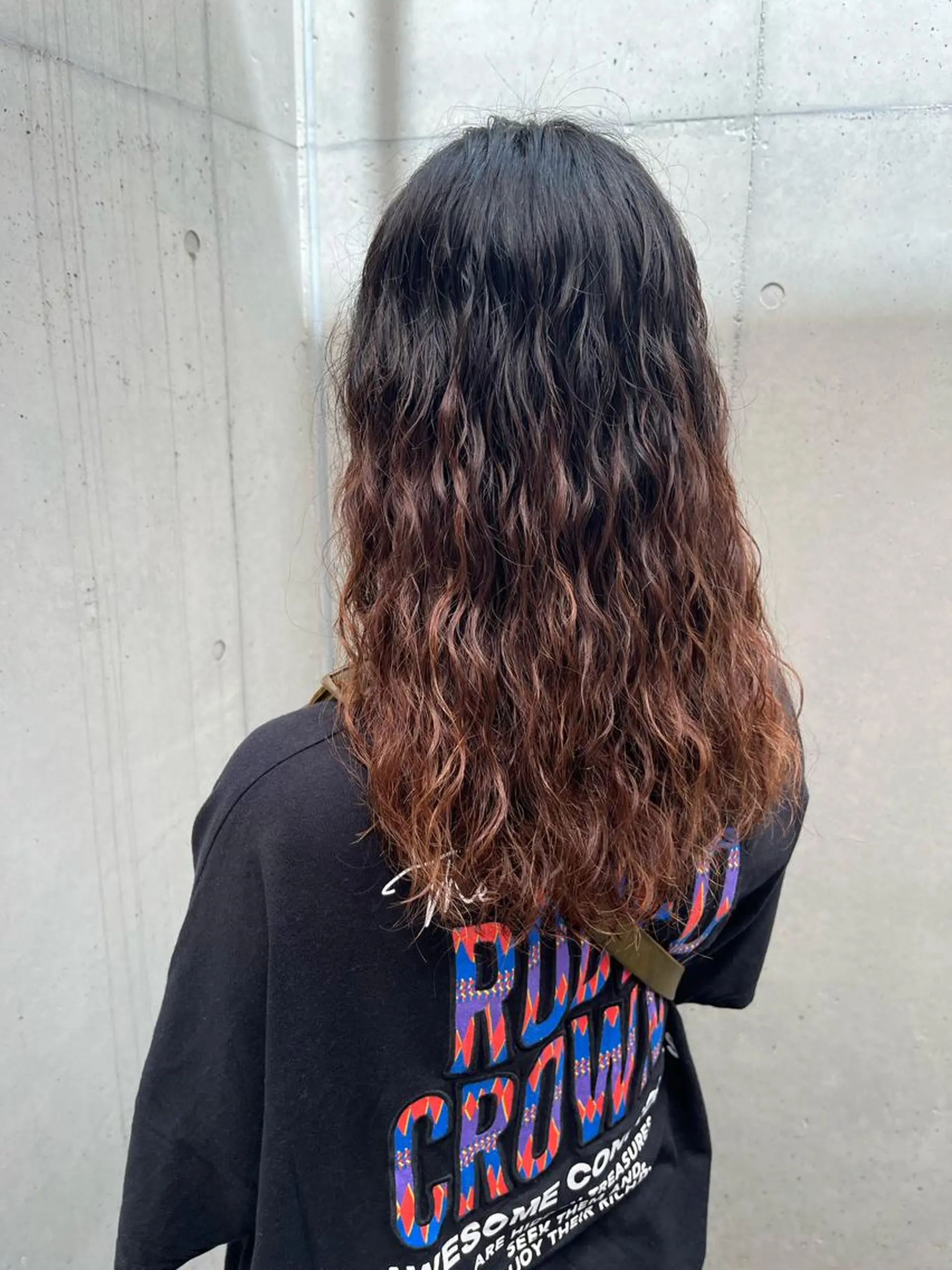 セミロング パーマ セミロングパーマ 外国人風カラー カット パーマ トリートメント ✨透明感カラー✨ 🦖佐々木未来🦕のヘアスタイル