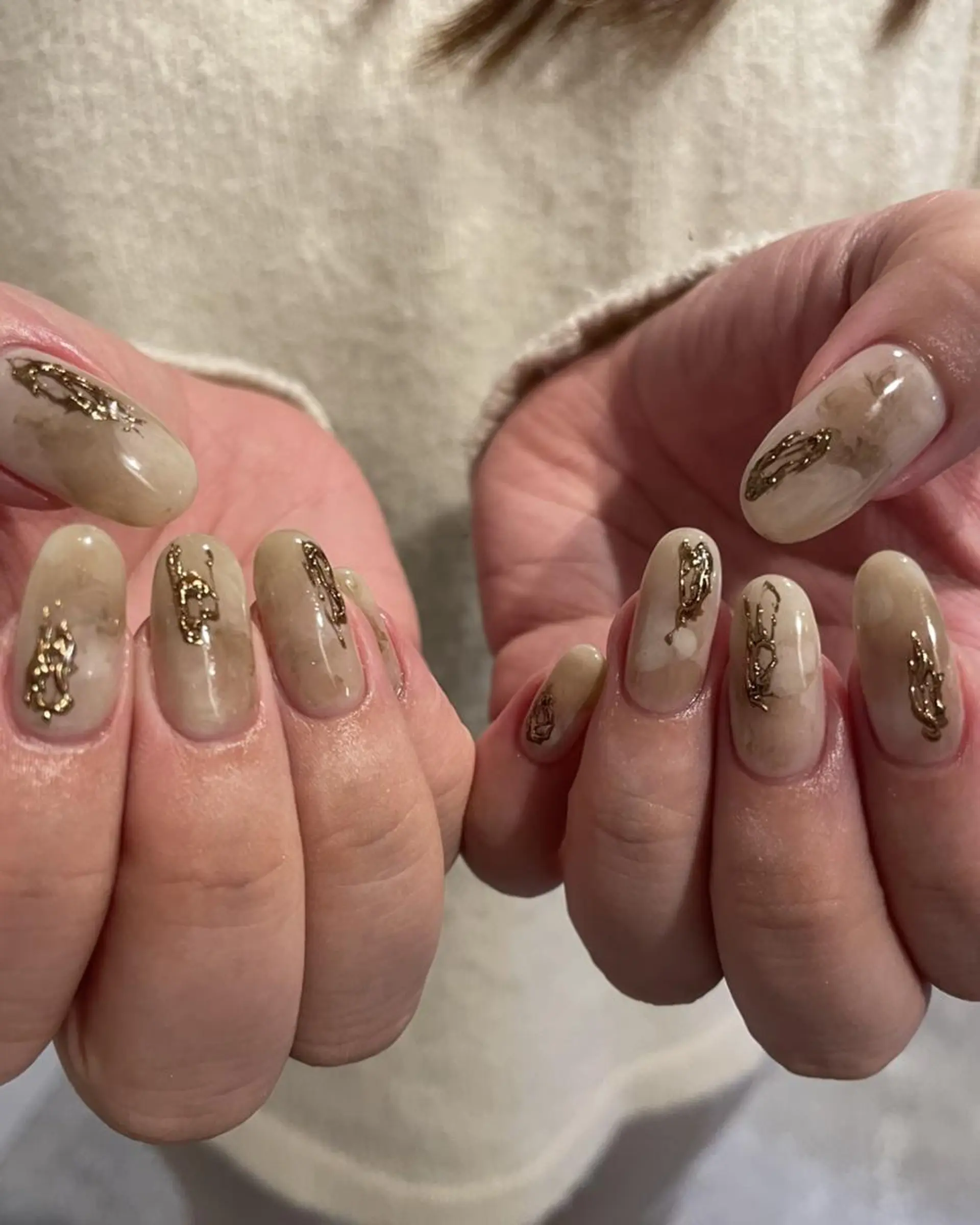 ショート ハンドネイル ネイルサロン Noëlのネイルデザイン