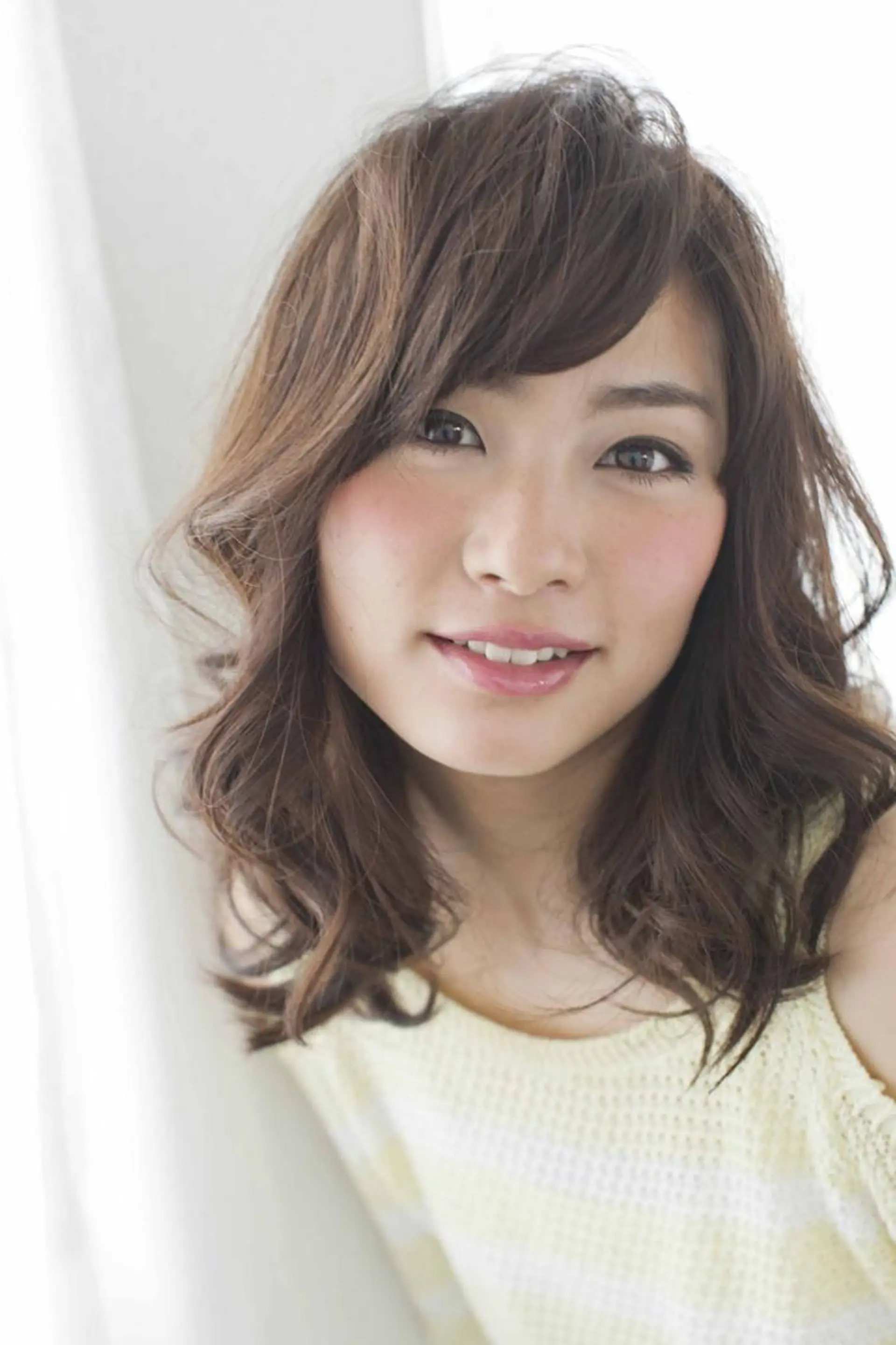 ミディアム カラー パーマ 小顔カット カット ヘアカラー パーマ Trip by NYNY(トリップ)のヘアスタイル