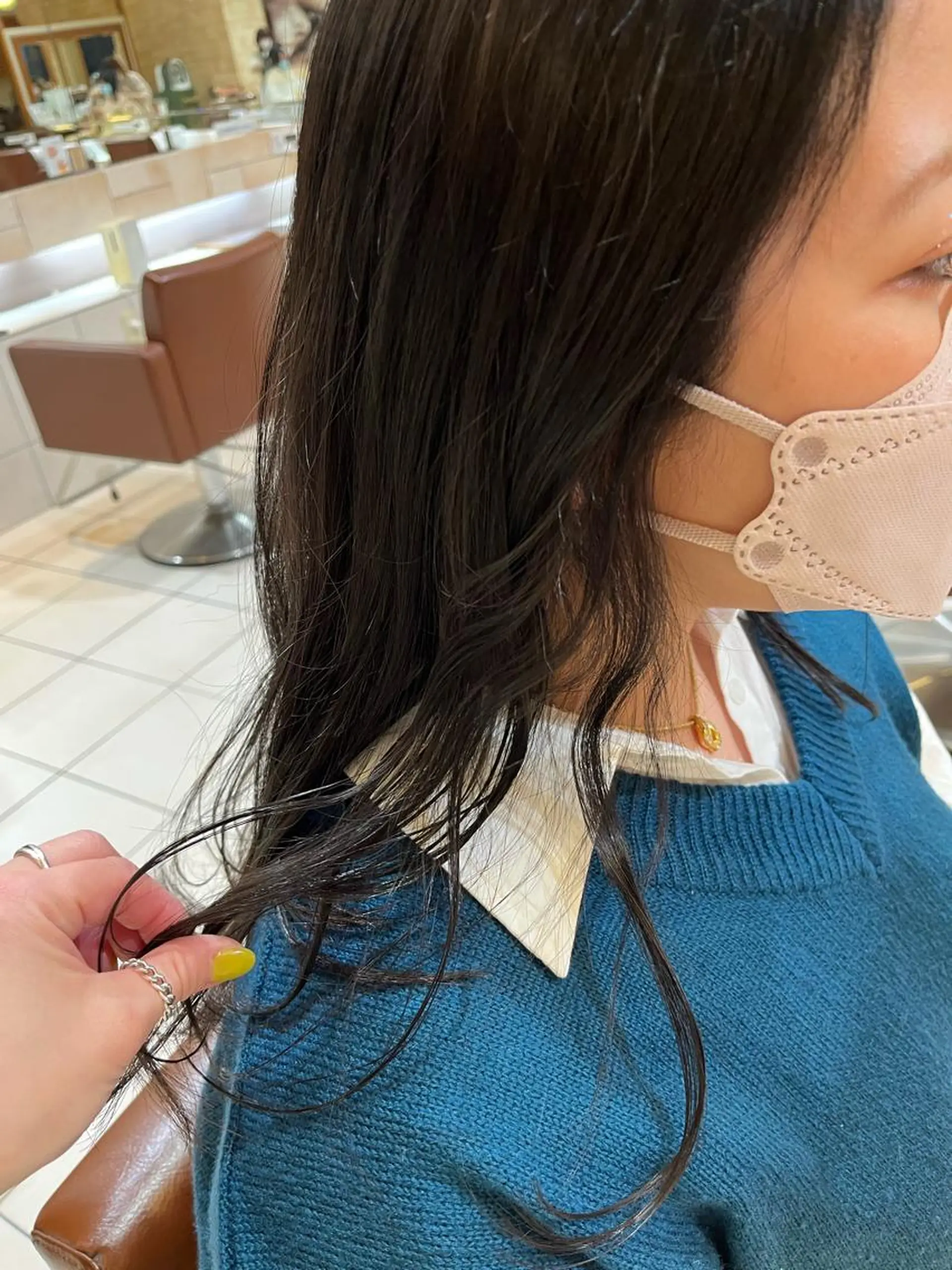 ロング カット ヘアカラー トリートメント ハイトーンカラー🩵 耳ツボジュエリー👂のその他イメージ