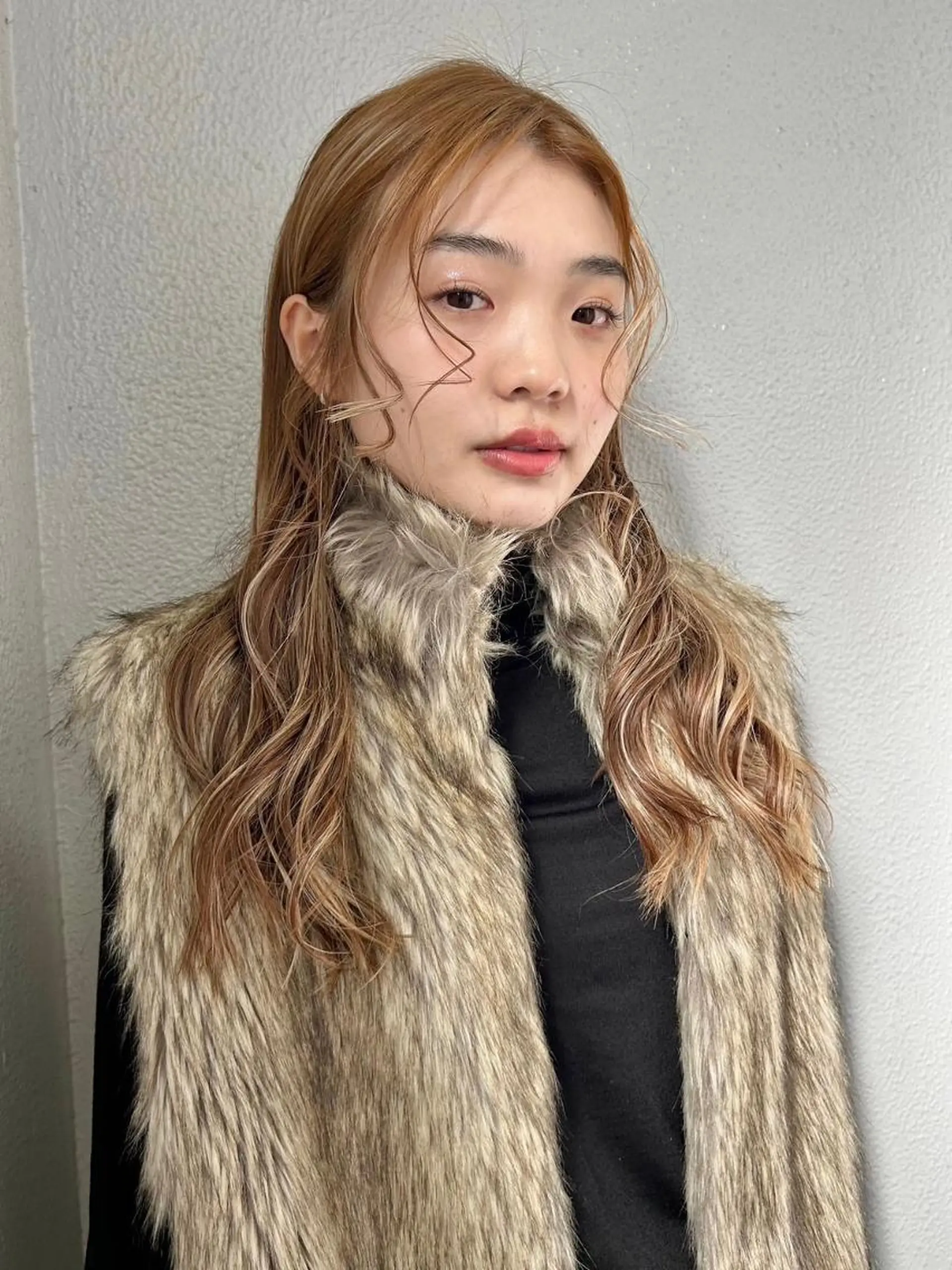 カラー パーマ ロング カット パーマ トリートメント 🌼U24 ヘアデザインラボのヘアスタイル