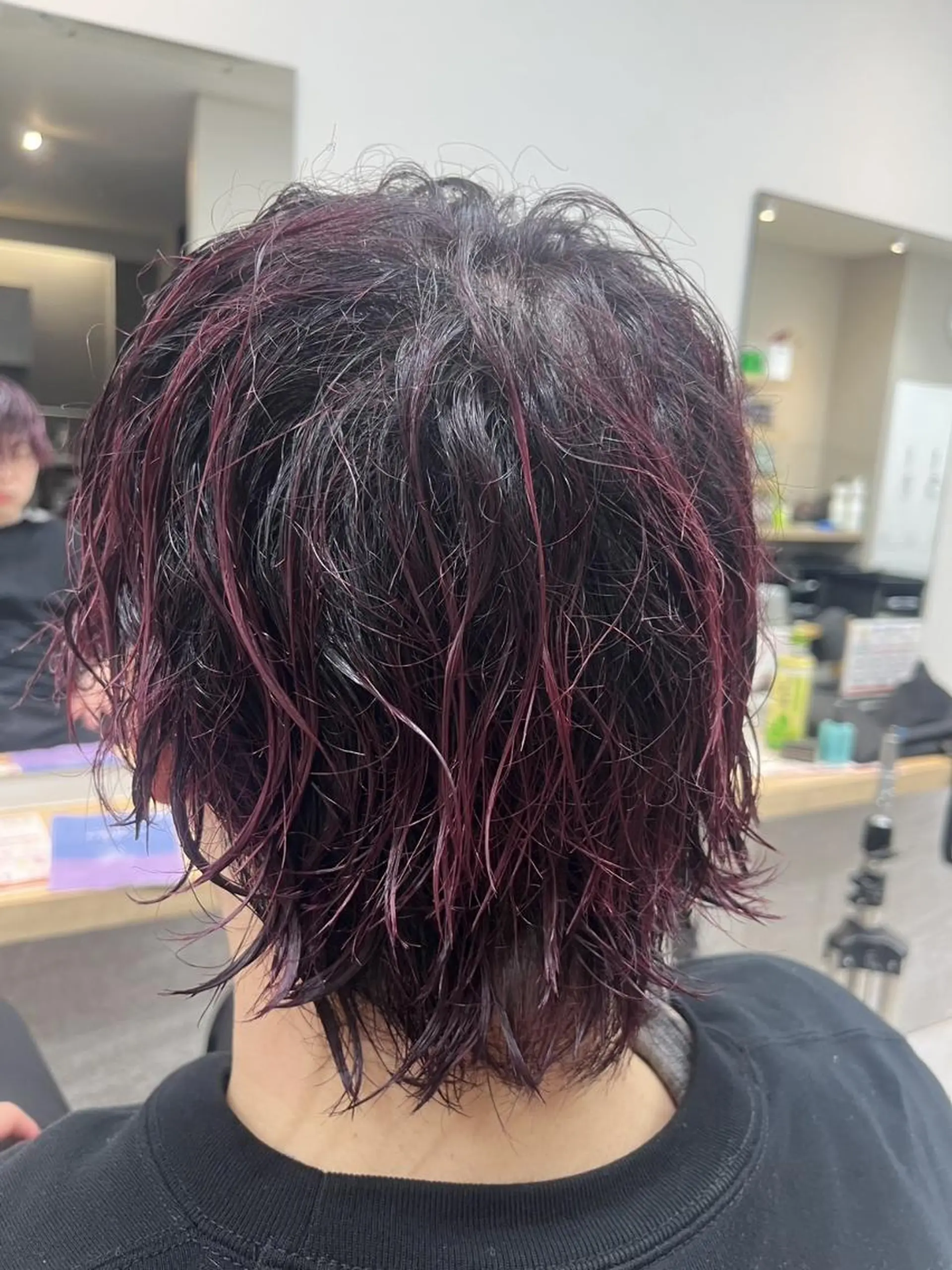 ショート カット パーマ 矢山 聖名のヘアスタイル