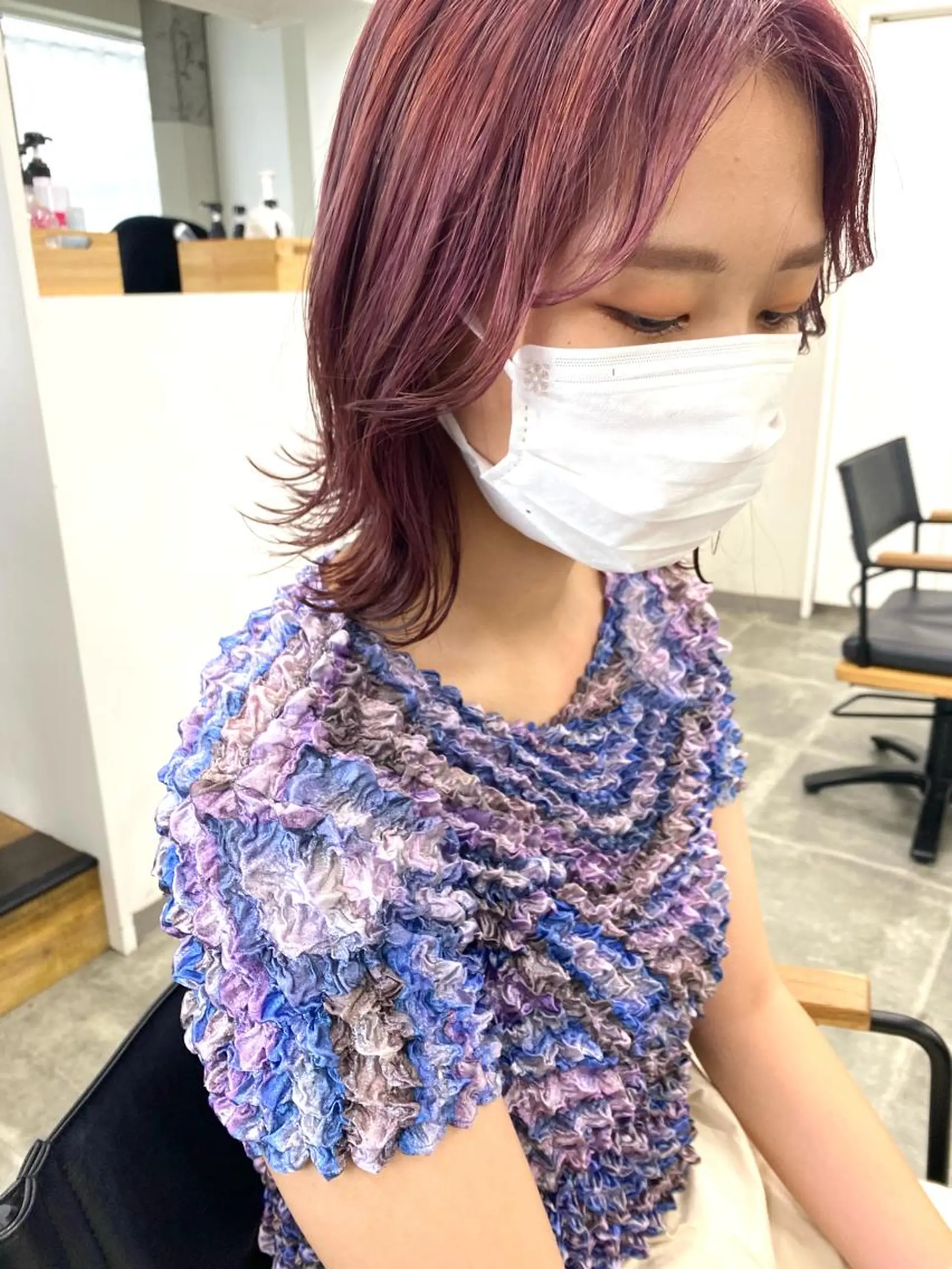 ミディアム ヘアカラー トリートメント 小澤大輔 YOLO hairのヘアスタイル