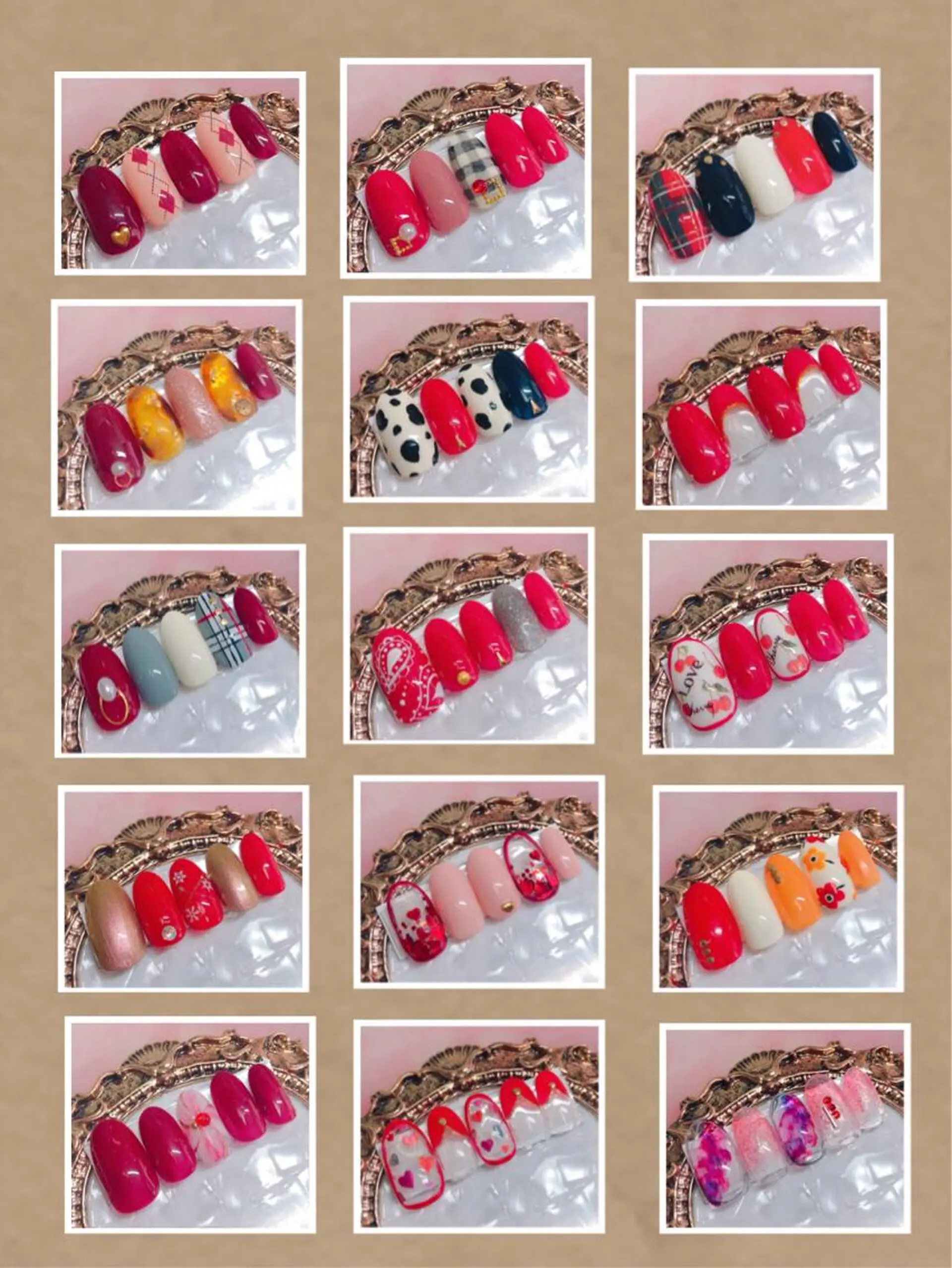 ネイル ハンドネイル CROWN プライベートサロンのネイルデザイン