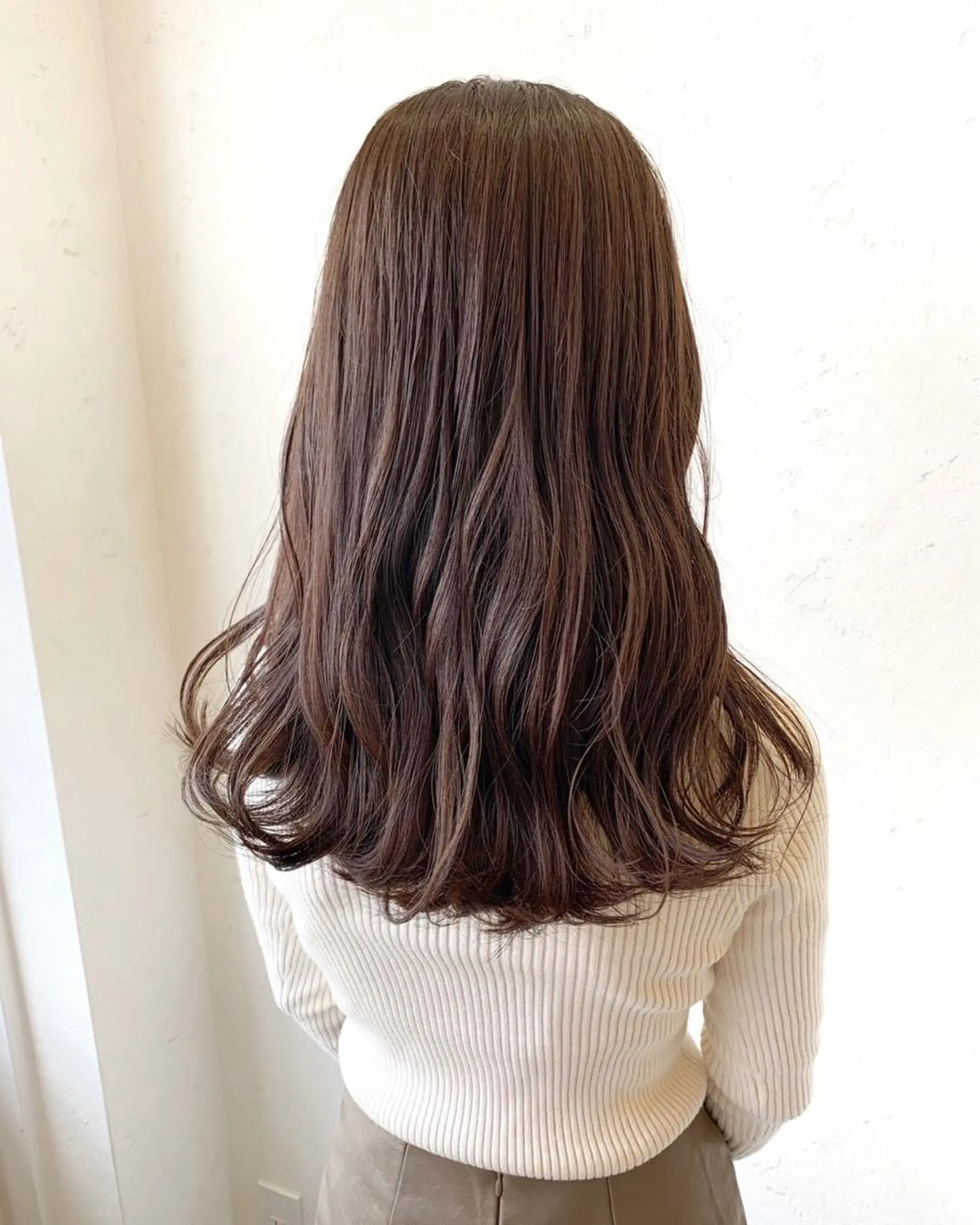ロング カラー ブリーチ ブラウンカラー ブリーチなしカラー ヘアカラー トリートメント 加藤 つばさのヘアスタイル
