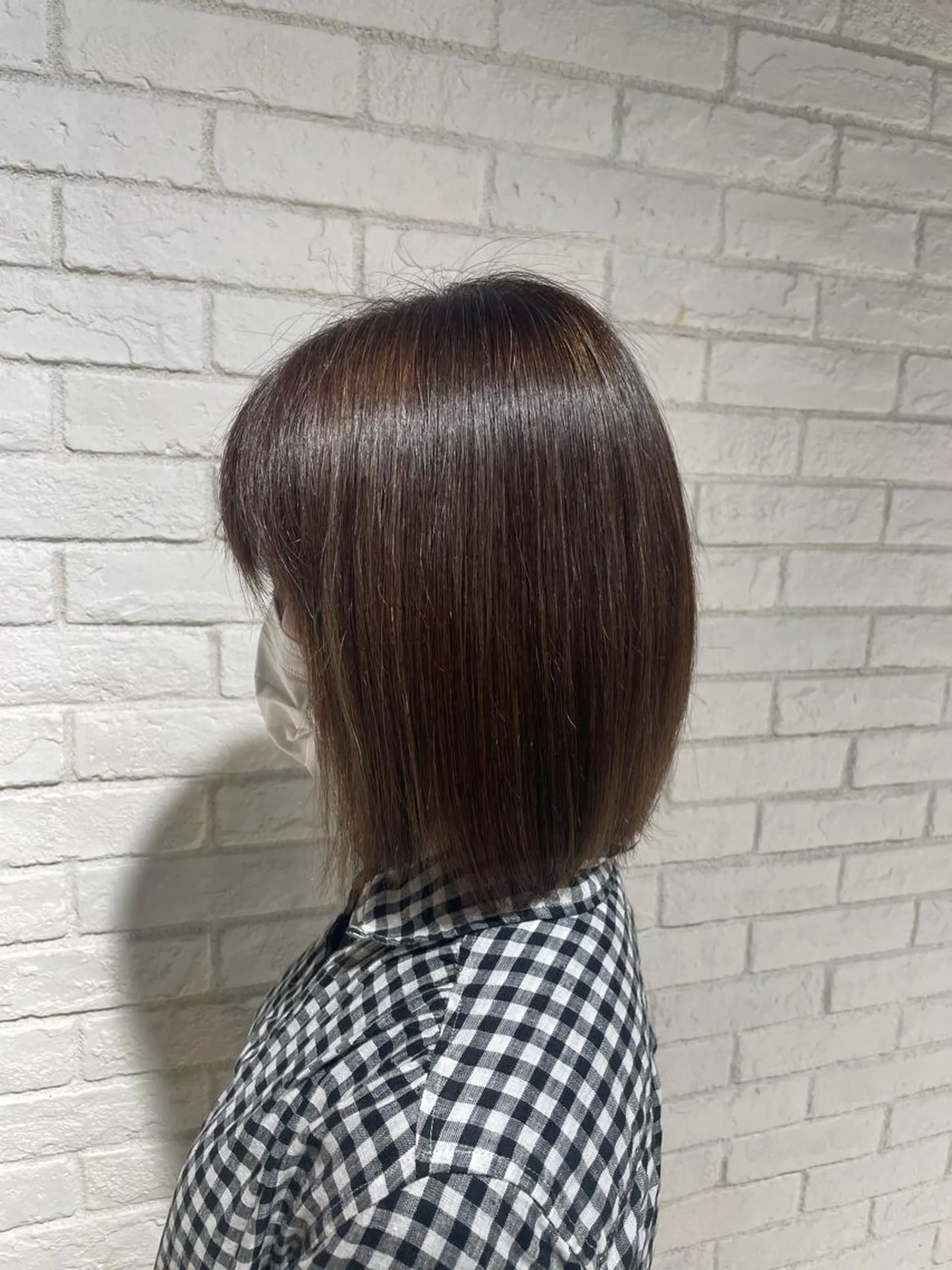 ショート パーマ 酸性ストレート ストレートパーマ 小野寺 もものヘアスタイル