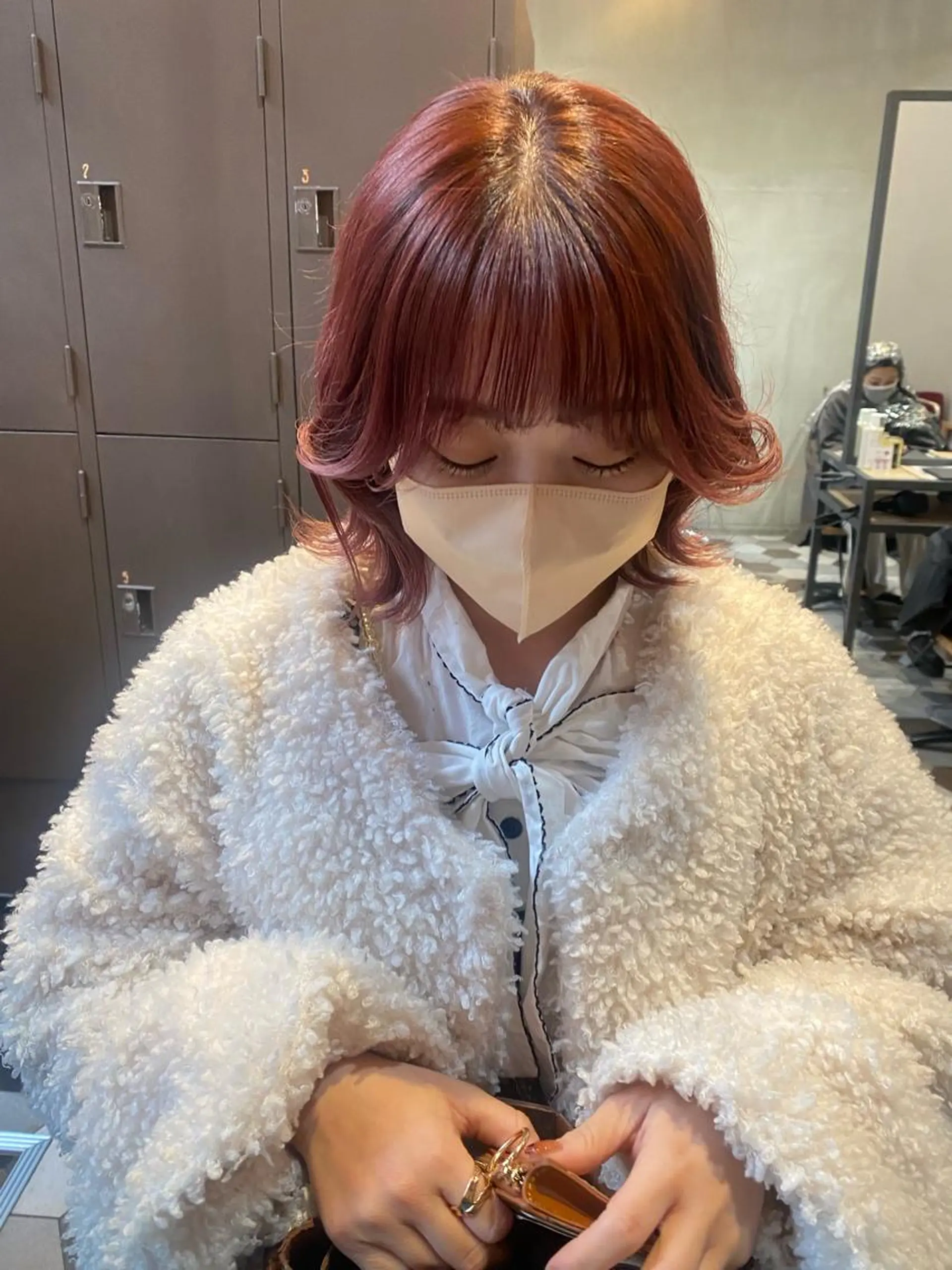 ミディアム 髪質改善韓国レイヤー SHIORI🦋のヘアスタイル