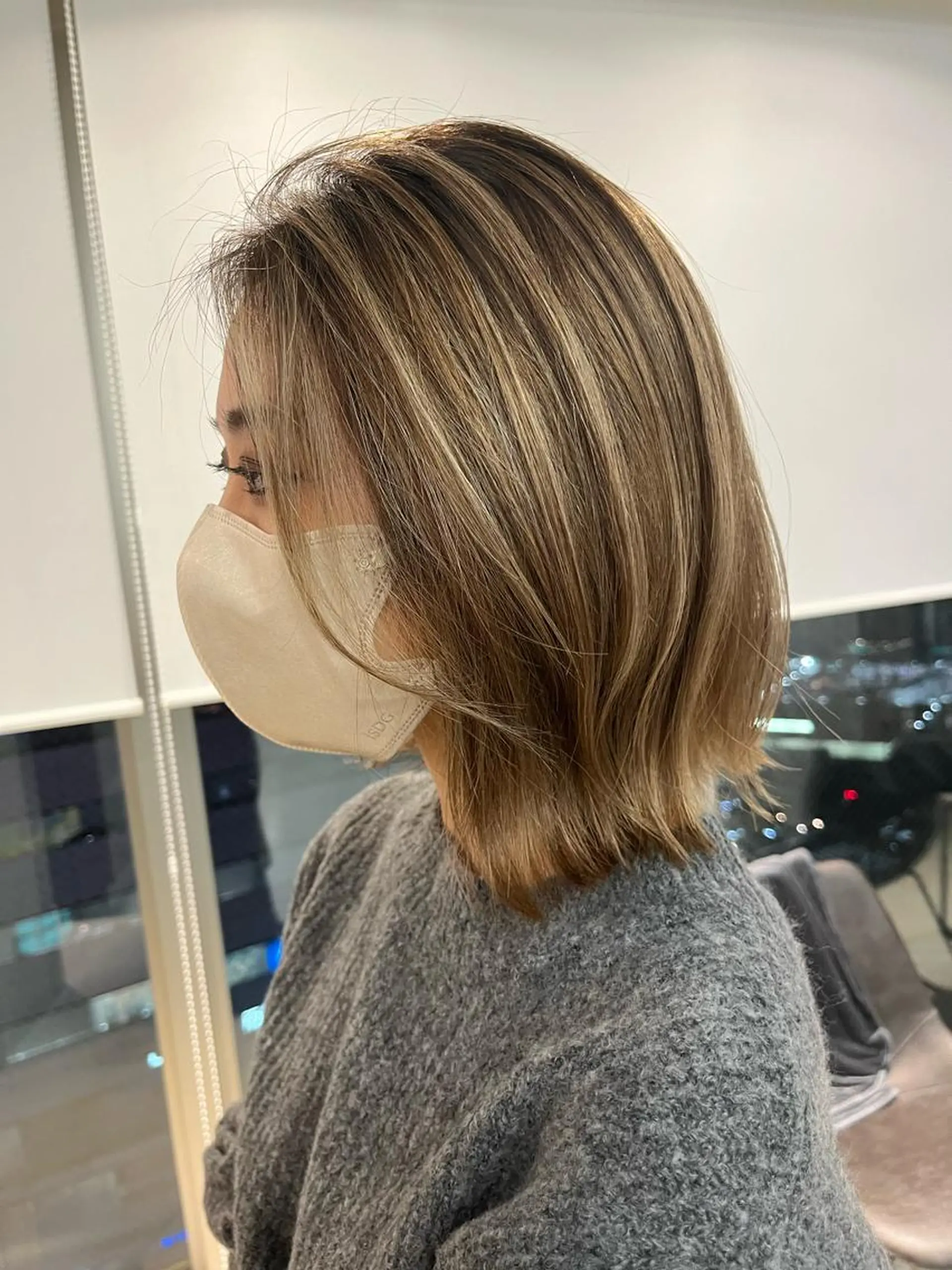 ミディアム カラー ヘアカラー トリートメント 【代表】高山 一真のヘアスタイル