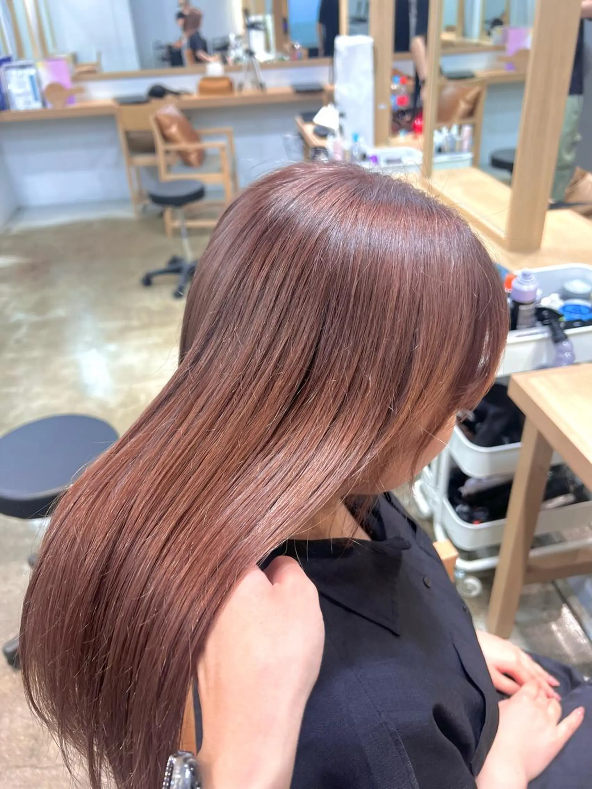 ミディアム カラー メンズ リコ ハッシュカット 韓国レイヤーのヘアスタイル