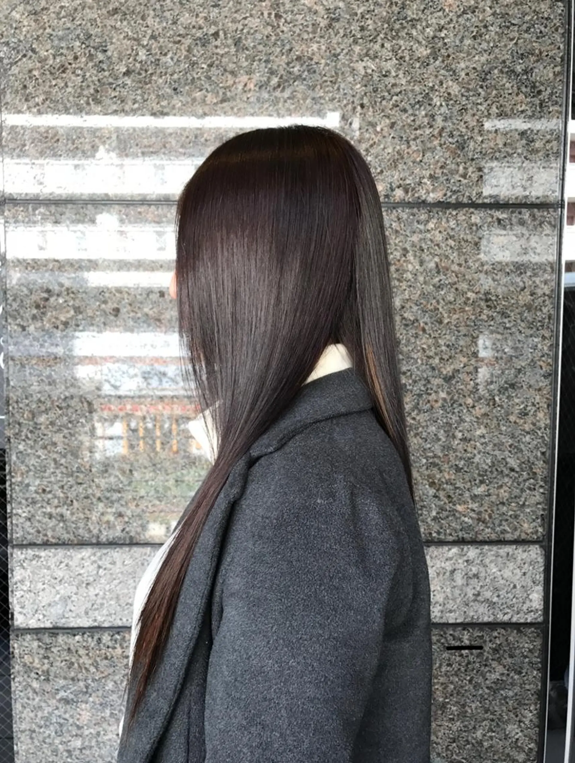 ロング 縮毛矯正 オブヘア鷺沼所属・立石 タテイシのヘアスタイル