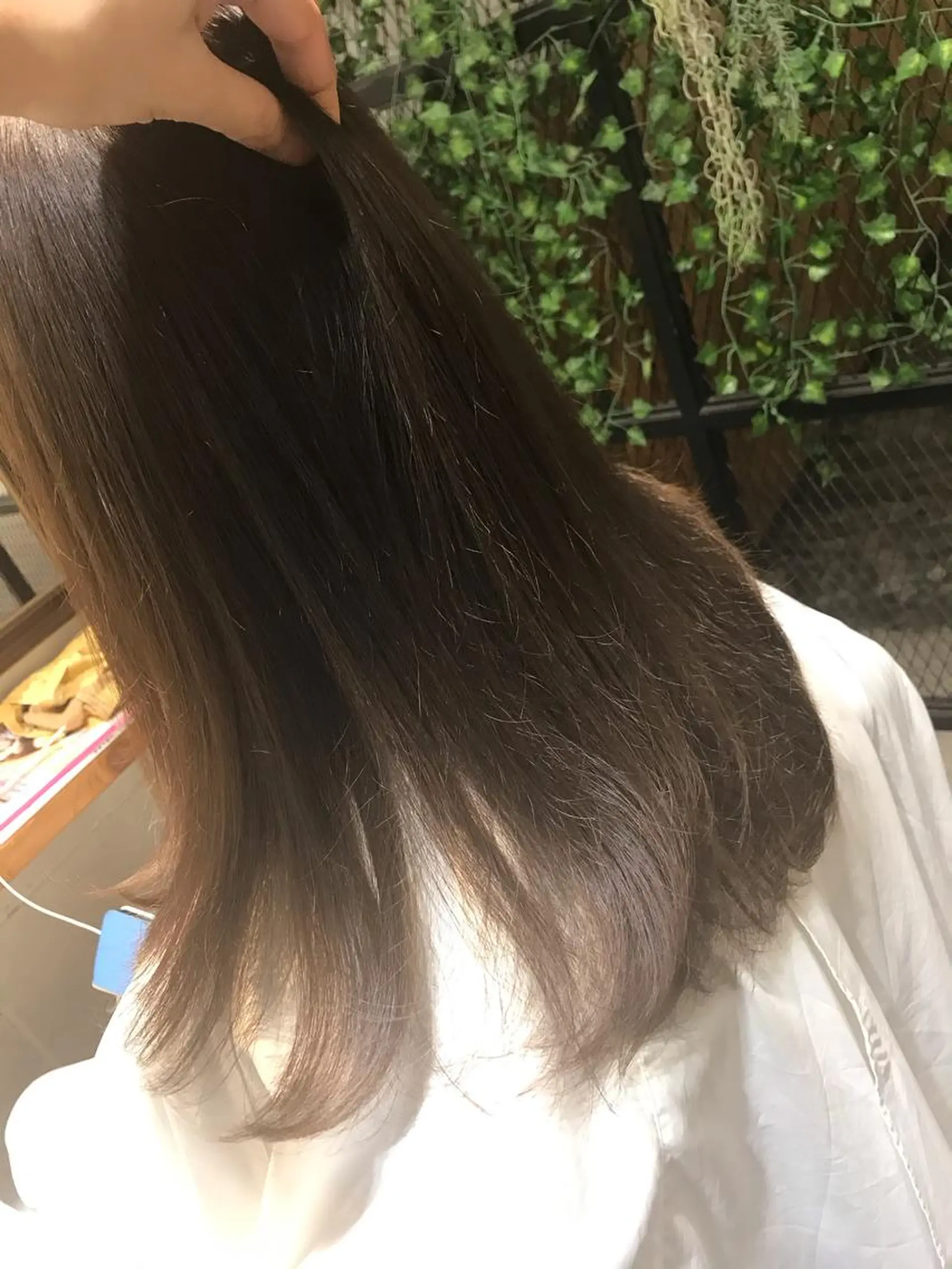 セミロング カラー パーマ ヘアアレンジ メンズ キッズ 透明感カラー ラベンダーカラー Forest. -髪質改善-のヘアスタイル