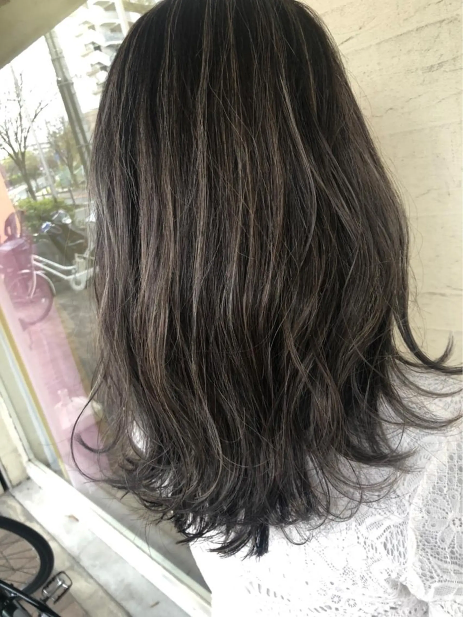 カラー 透明感カラー♡はるか 髪質改善ボブレイヤーのヘアスタイル