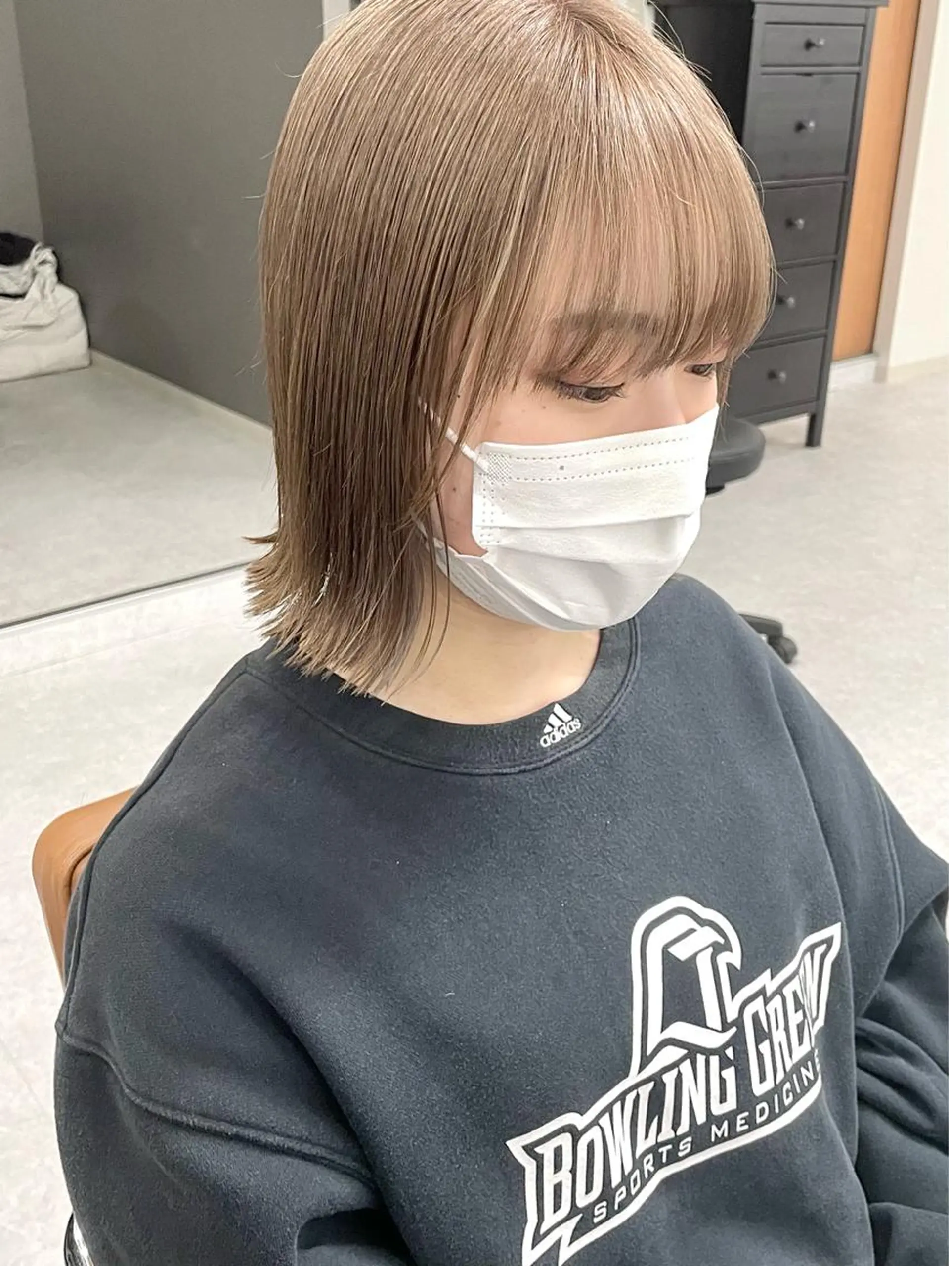 ミディアム カラー ヘアアレンジ メンズ似合わせ🪞 副店長 kotoriのヘアスタイル