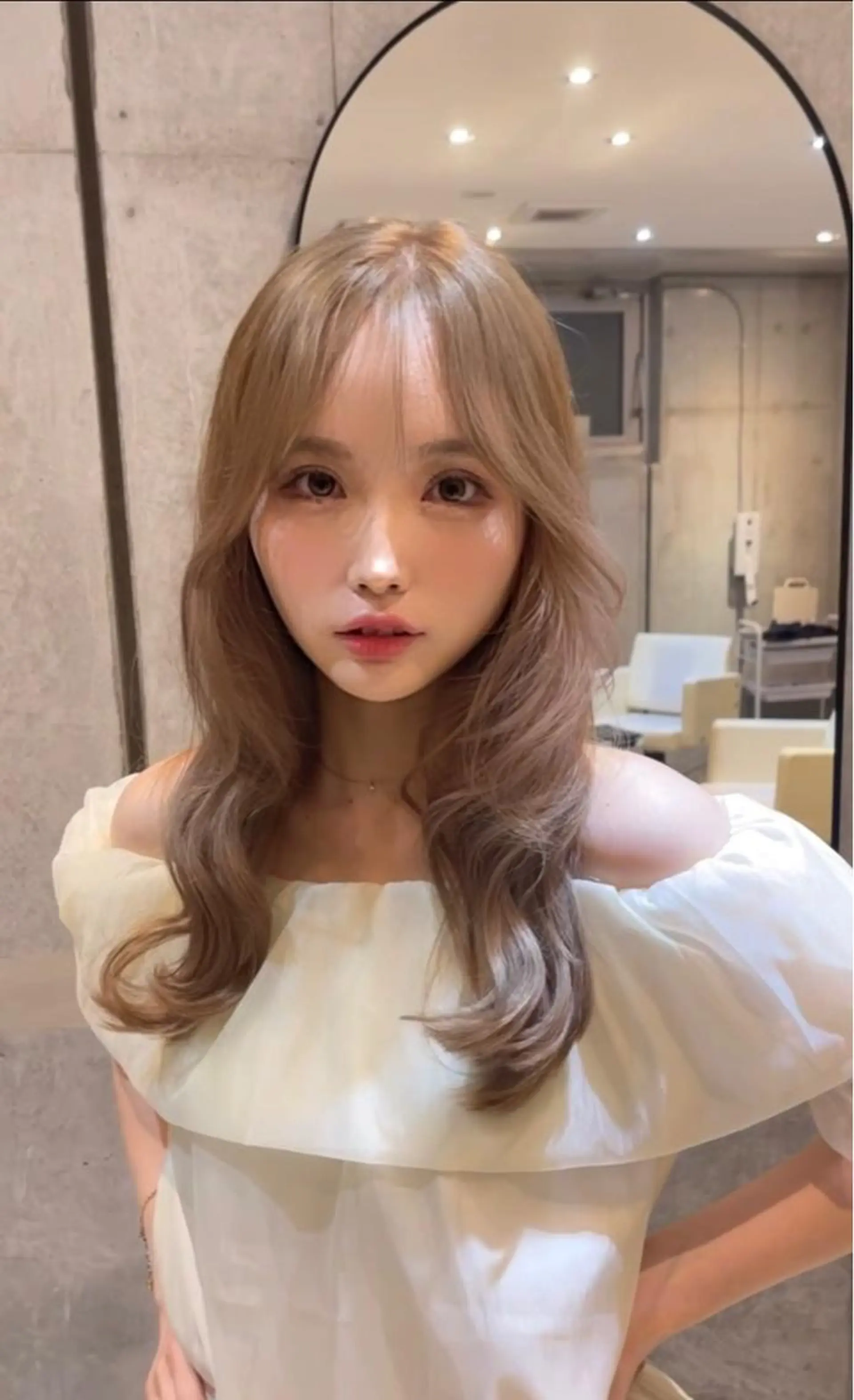 ロング 韓国風ヘア レイヤーカット Moana by HEADLIGHT 武蔵小杉店 【モアナ バイ ヘッドライト】所属・大森 勝馬のヘアスタイル