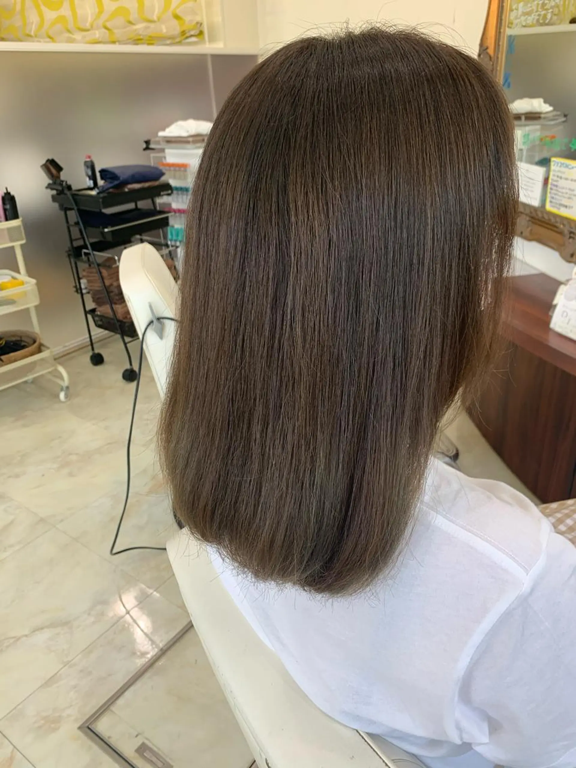 ミディアム カラー Rapt.HAIR 中村 知里のヘアスタイル